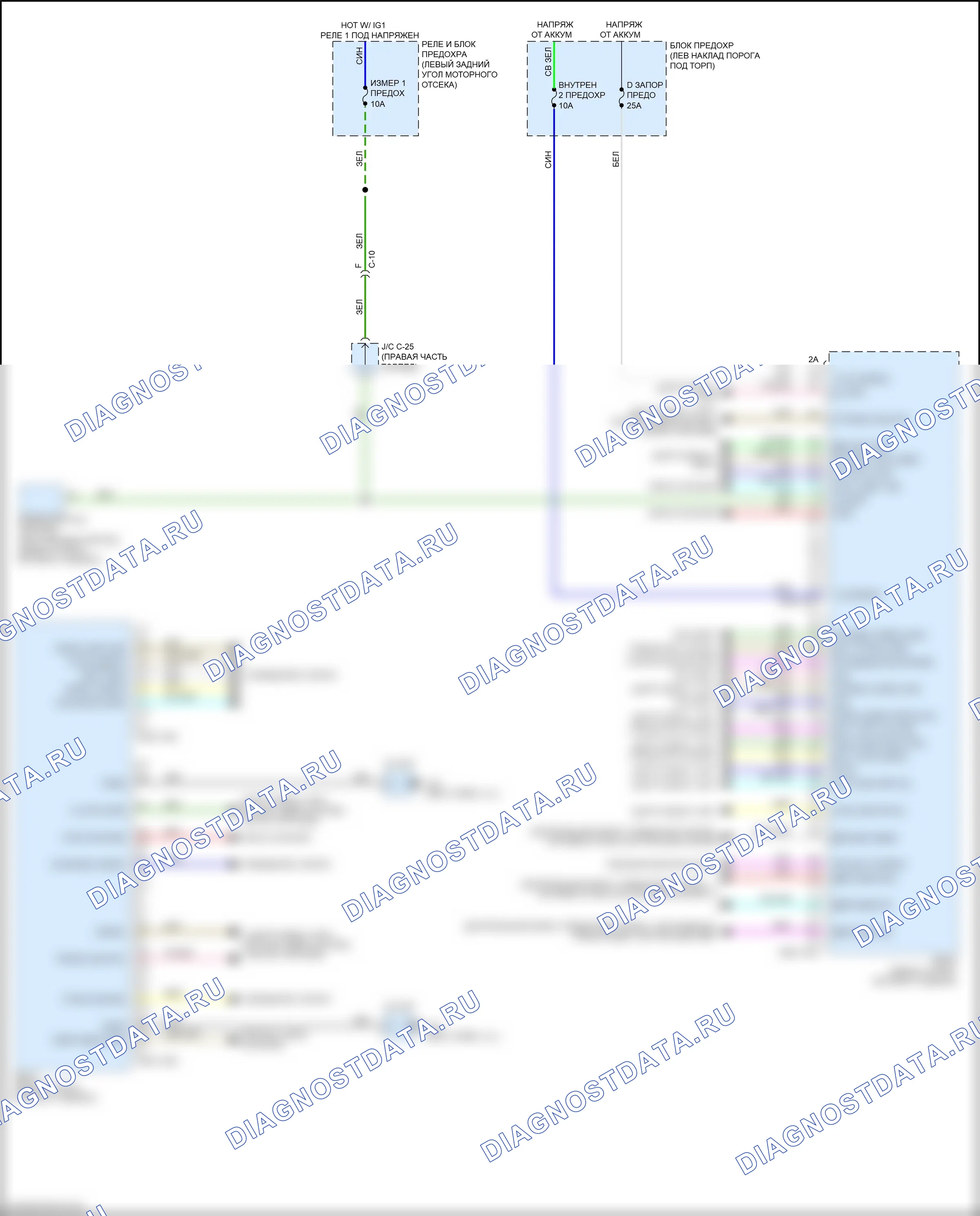 Блоки управления кузовом — Электросхема блока управления задней части кузова — Электросхема блока управления задней части кузова. Mazda 6 GJ рестайлинг 2 (2018-2024)