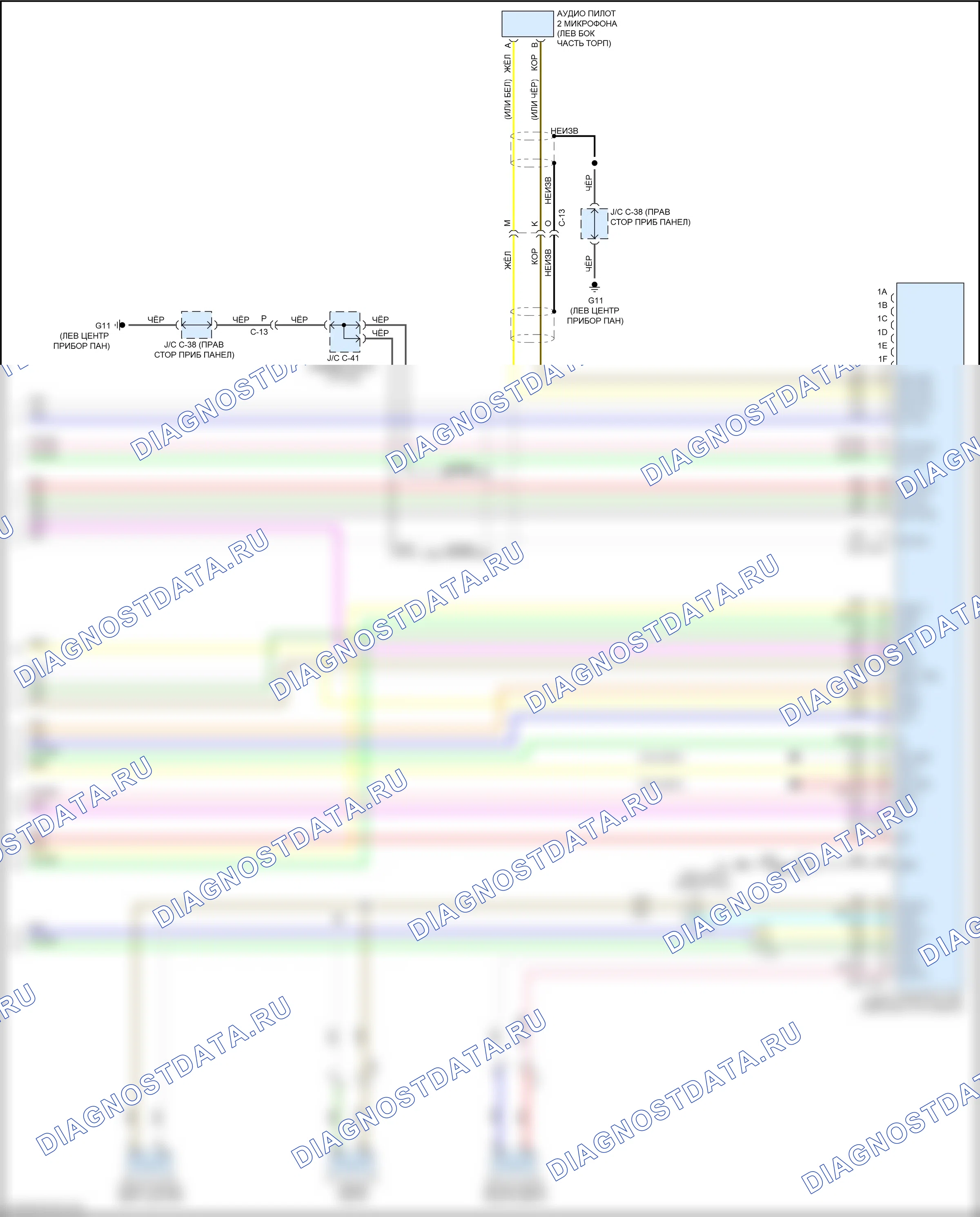 Магнитола — Электросхема радиосети, с bose — Электросхема радиосети, с bose (6 из 6). Mazda 6 GJ рестайлинг 2 (2018-2024)