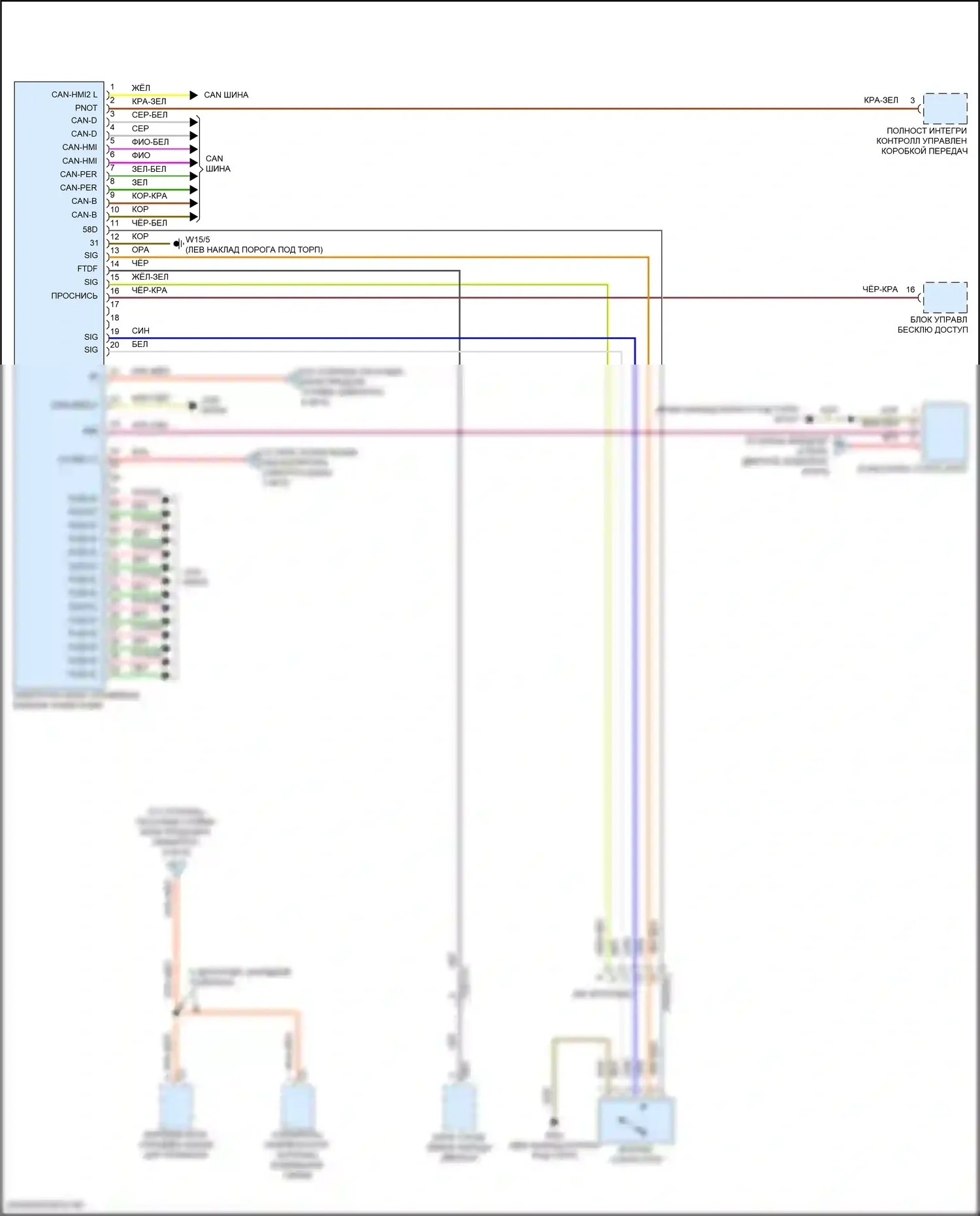 Блок предохранителей и реле — Электросхема блока предохранителей реле, седан — Электросхема блока предохранителей реле, седан (7 из 8). Mercedes-Benz E-класс All-Terrain S213 рестайлинг (2020-2024)
