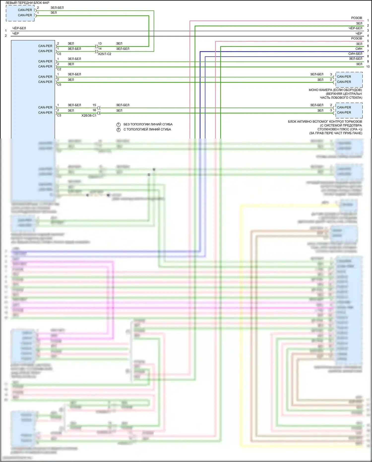 Can шина — Электросхема шины высокого/низкого уровня, купе — Электросхема шины высокого/низкого уровня, купе (2 из 6). Mercedes-Benz E-класс All-Terrain S213 рестайлинг (2020-2024)
