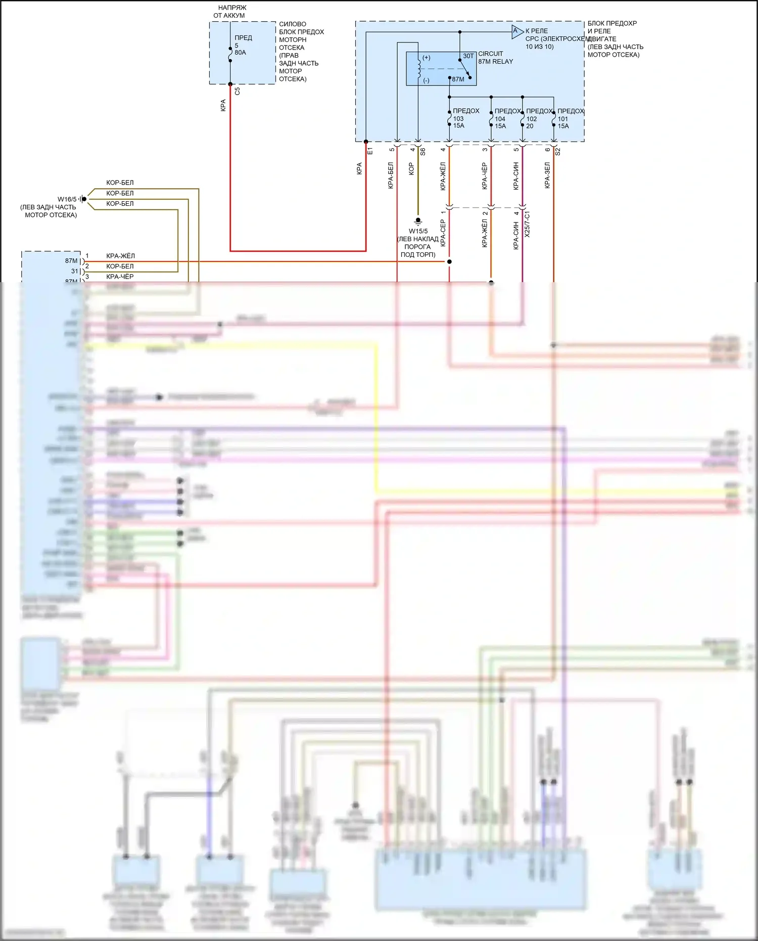 Двигатель — Электросхема двигателя 3.0l turbo hybrid — Электросхема двигателя 3.0l turbo hybrid (1 из 10). Mercedes-Benz E-класс All-Terrain S213 рестайлинг (2020-2024)