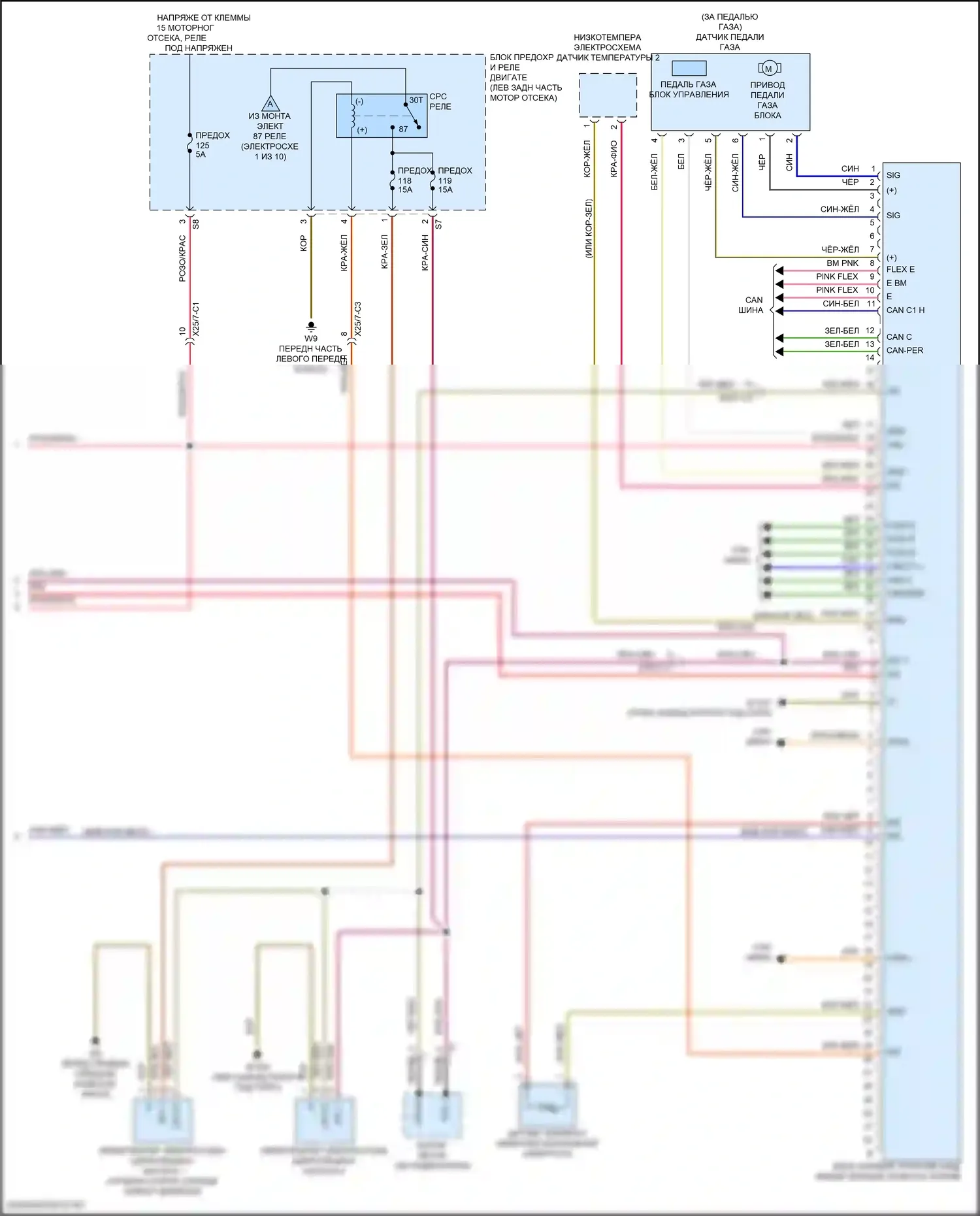 Двигатель — Электросхема двигателя 3.0l turbo hybrid — Электросхема двигателя 3.0l turbo hybrid (10 из 10). Mercedes-Benz E-класс All-Terrain S213 рестайлинг (2020-2024)