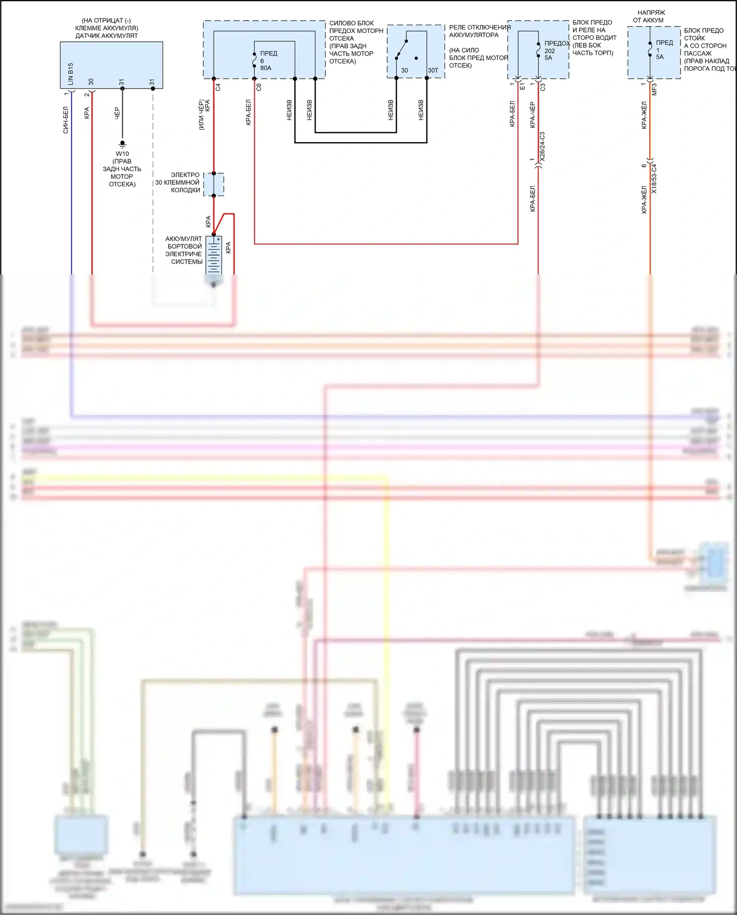 Двигатель — Электросхема двигателя 3.0l turbo hybrid — Электросхема двигателя 3.0l turbo hybrid (2 из 10). Mercedes-Benz E-класс All-Terrain S213 рестайлинг (2020-2024)