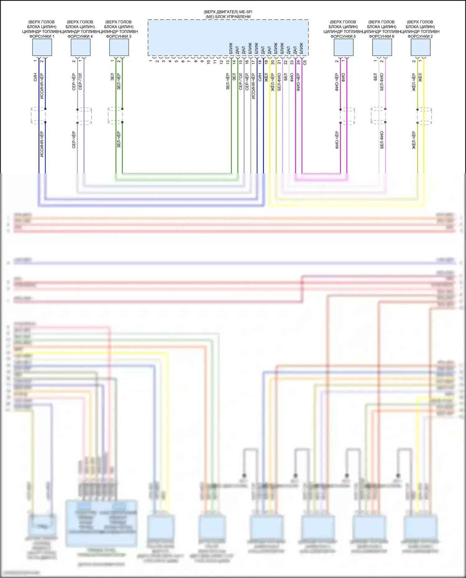 Двигатель — Электросхема двигателя 3.0l turbo hybrid — Электросхема двигателя 3.0l turbo hybrid (6 из 10). Mercedes-Benz E-класс All-Terrain S213 рестайлинг (2020-2024)