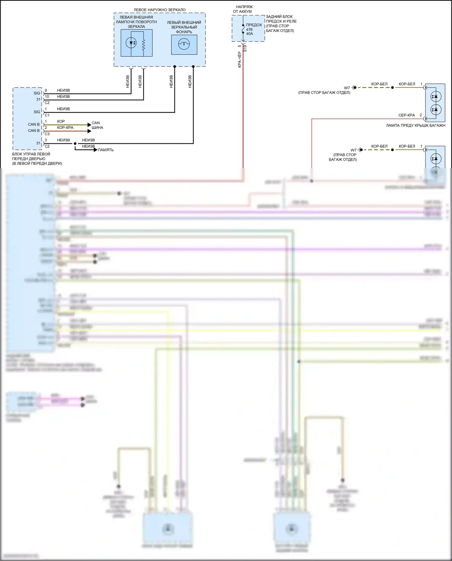 Фары и фонари — Электросхема фар и фонарей, кабриолет без светодиодных фар — Электросхема фар и фонарей, кабриолет без светодиодных фар (1 из 3). Mercedes-Benz E-класс All-Terrain S213 рестайлинг (2020-2024)