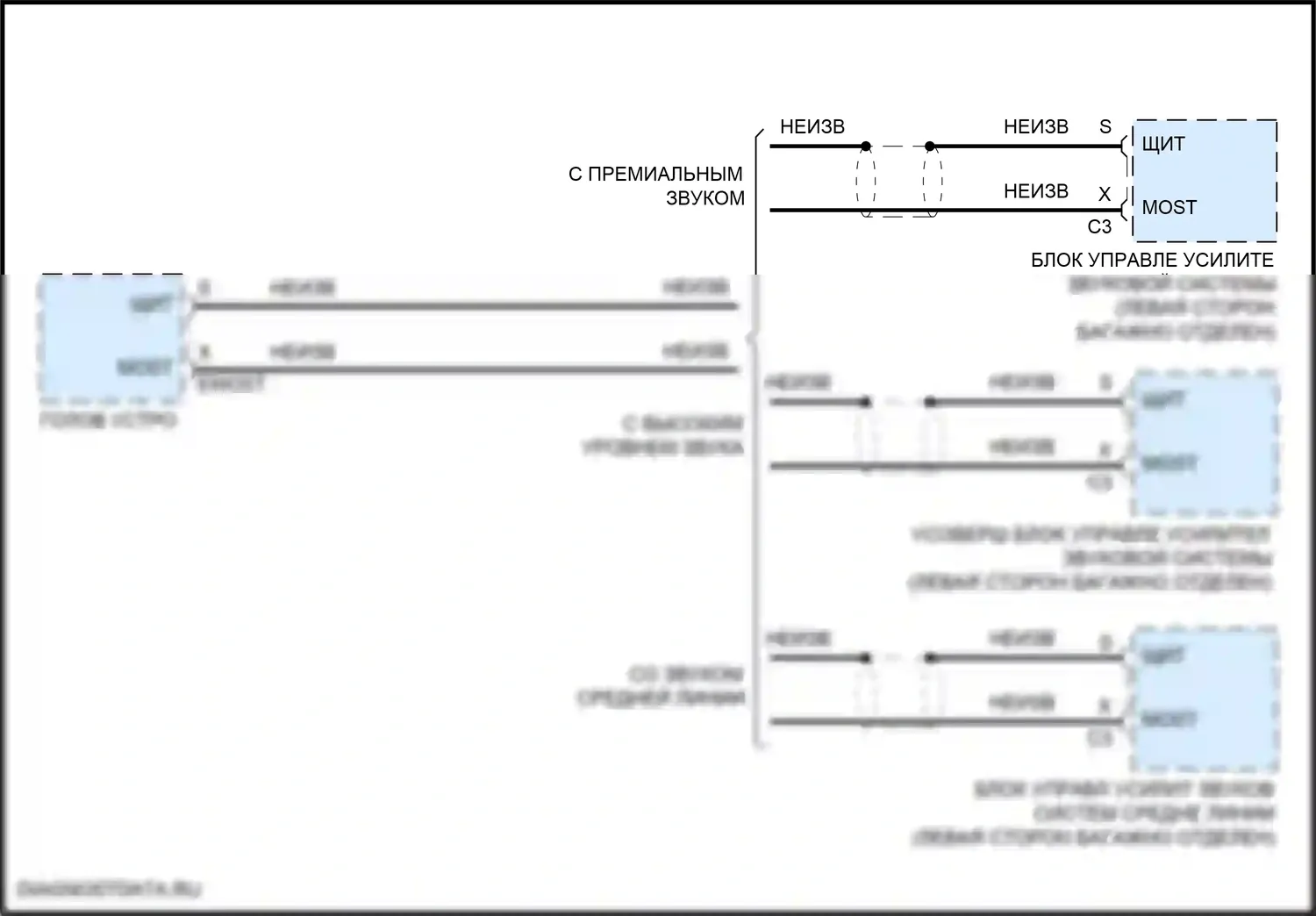 Магнитола — Большинство данных электросхема шины, седан — Большинство данных электросхема шины, седан. Mercedes-Benz E-класс All-Terrain S213 рестайлинг (2020-2024)