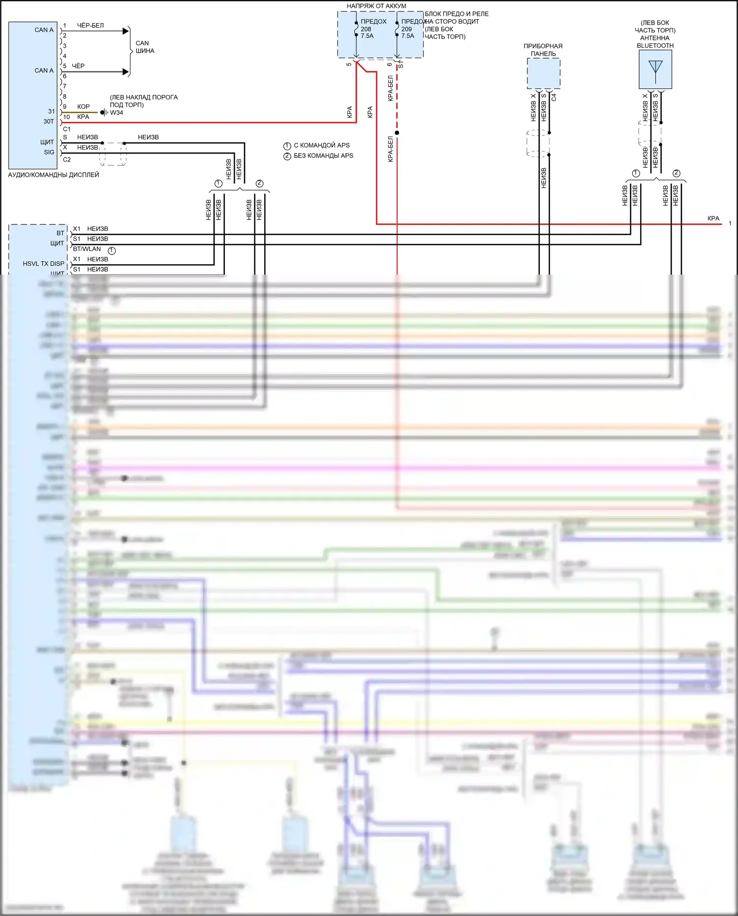 Магнитола — Электросхема управления магнитолы comand, кабриолет — Электросхема управления магнитолы comand, кабриолет (1 из 6). Mercedes-Benz E-класс All-Terrain S213 рестайлинг (2020-2024)