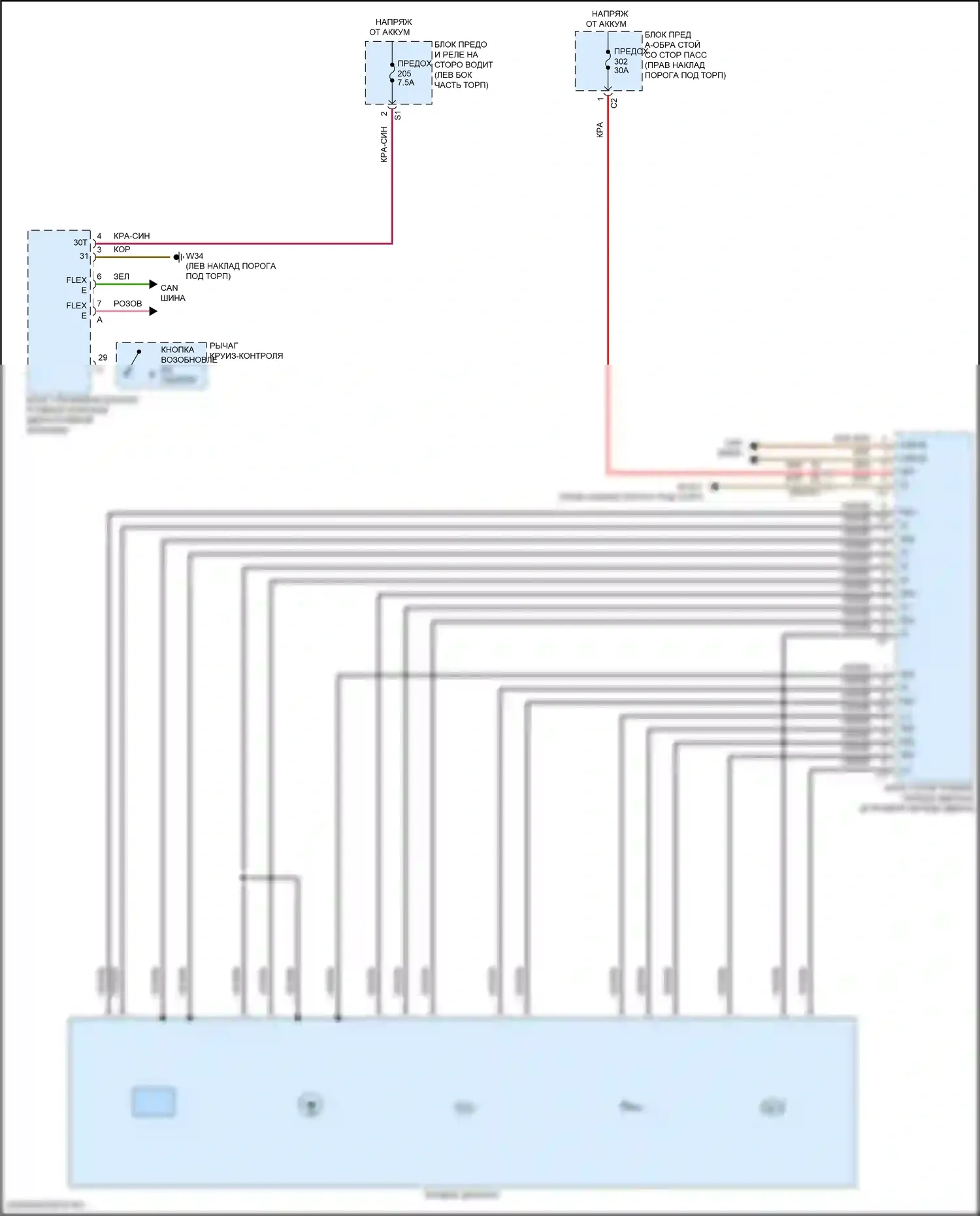 Память — Электросхема памяти зеркал, вагон — Электросхема памяти зеркал, вагон (2 из 2). Mercedes-Benz E-класс All-Terrain S213 рестайлинг (2020-2024)
