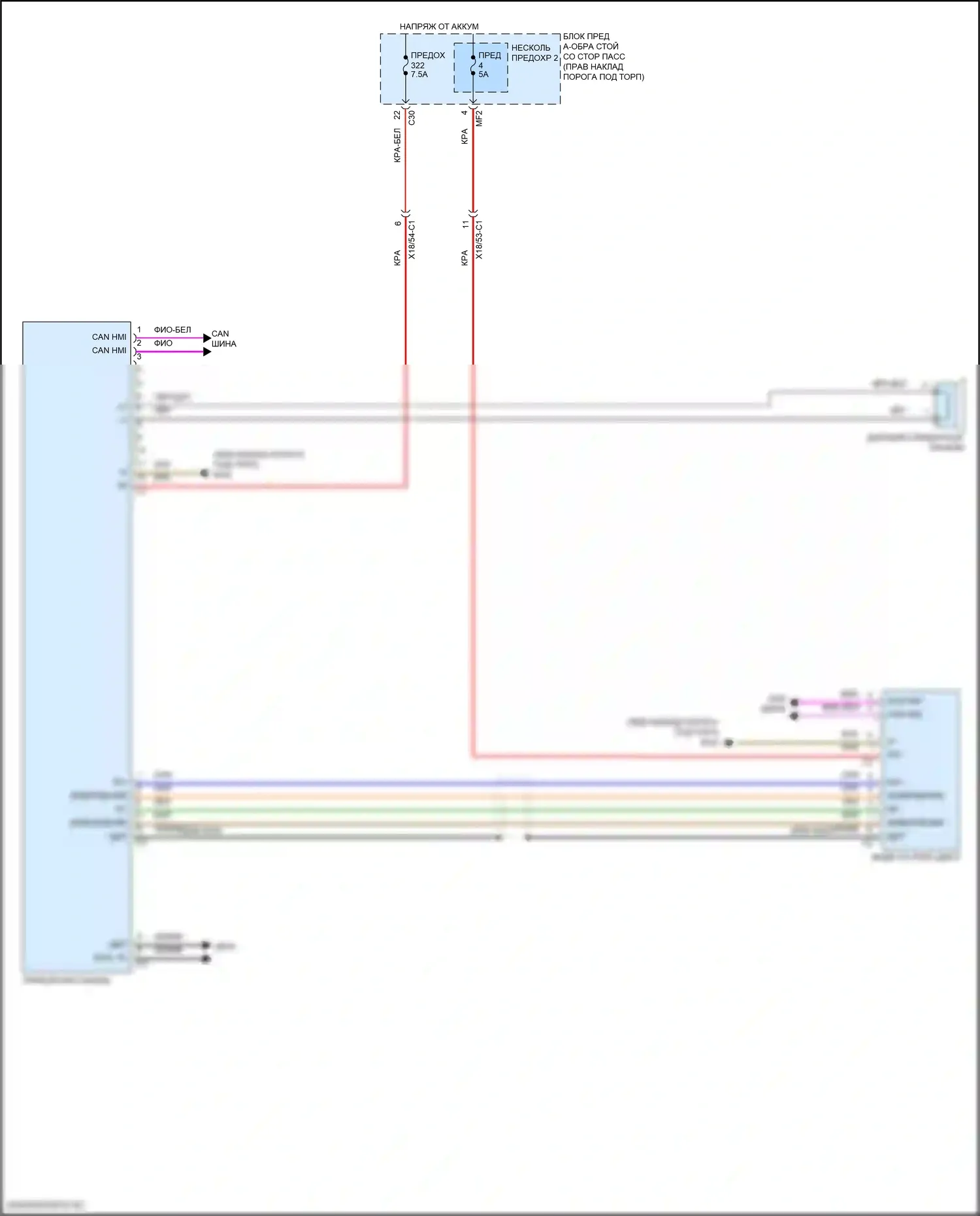 Приборная панель — Электросхема приборной панели, кабриолет — Электросхема приборной панели, кабриолет (1 из 3). Mercedes-Benz E-класс All-Terrain S213 рестайлинг (2020-2024)