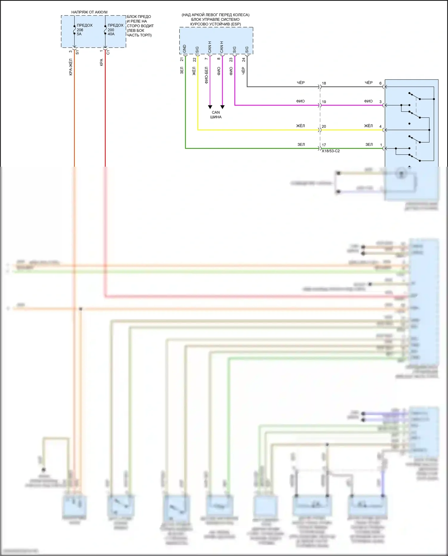 Приборная панель — Электросхема приборной панели, купе — Электросхема приборной панели, купе (3 из 3). Mercedes-Benz E-класс All-Terrain S213 рестайлинг (2020-2024)