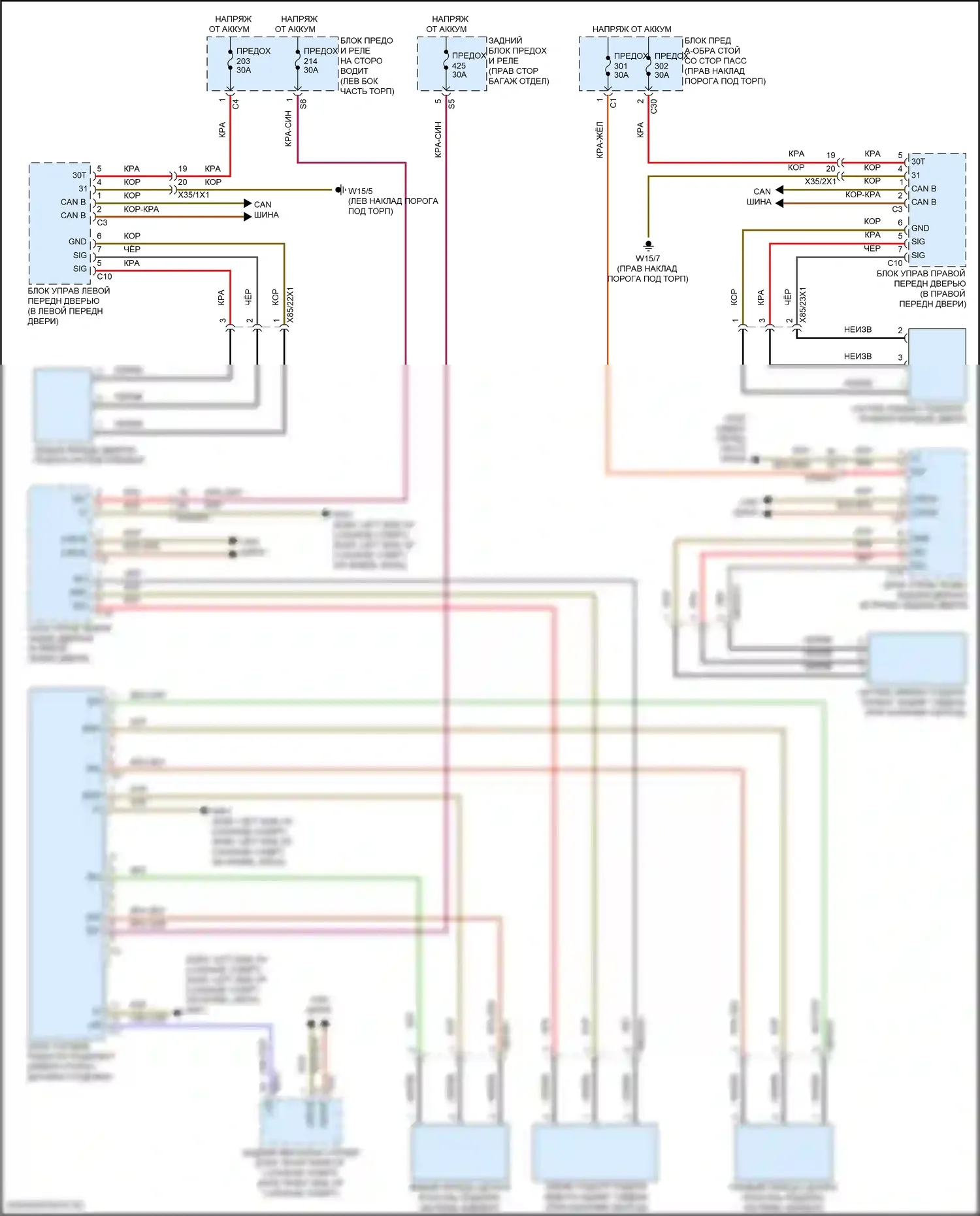 Сиденья — Электросхема с подогревом подлокотника — Электросхема с подогревом подлокотника. Mercedes-Benz E-класс All-Terrain S213 рестайлинг (2020-2024)