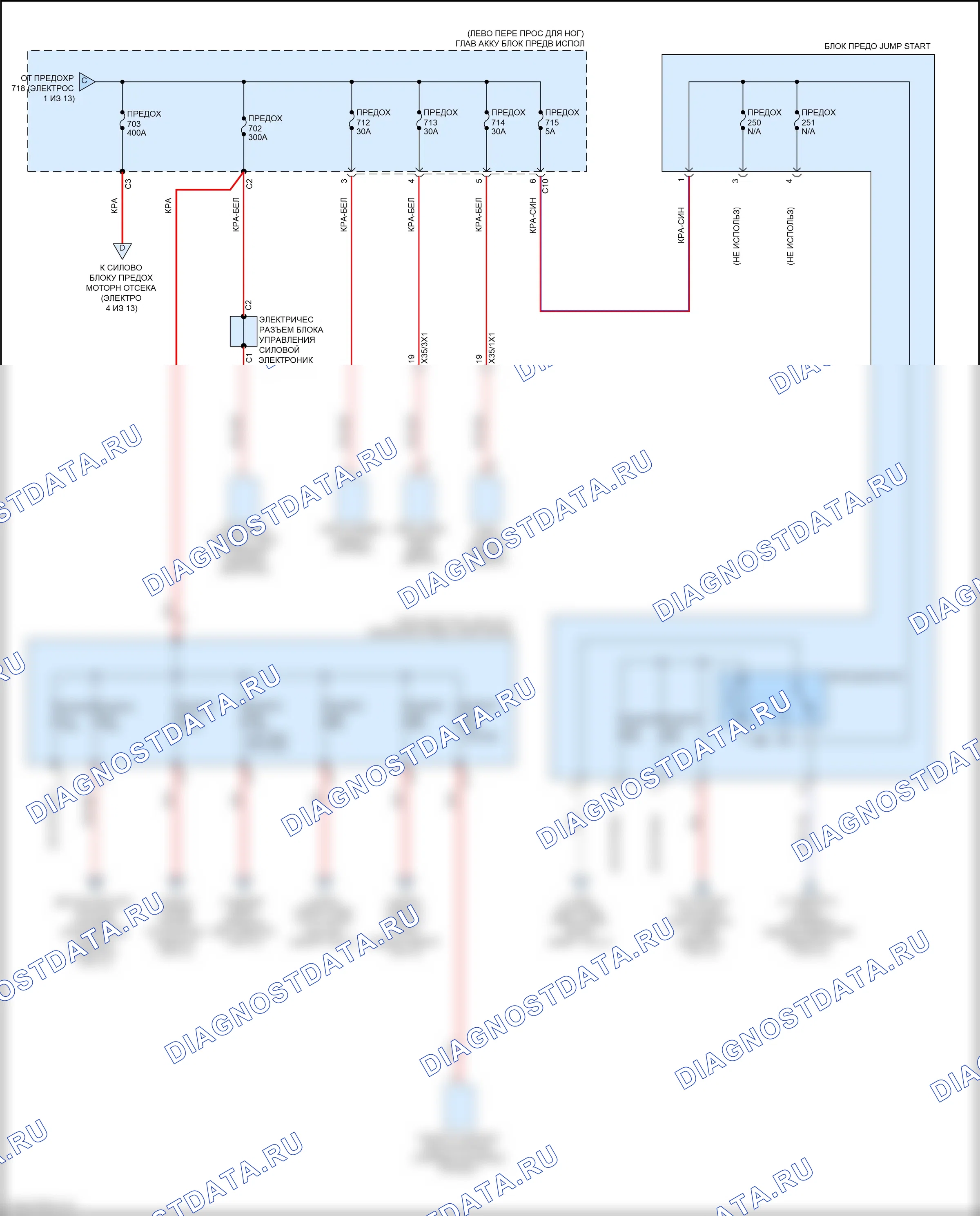 Блок предохранителей и реле — Электросхема блока предохранителей реле — Электросхема блока предохранителей реле (5 из 13). Mercedes-Benz GLS-класс X167 (2019-2023)