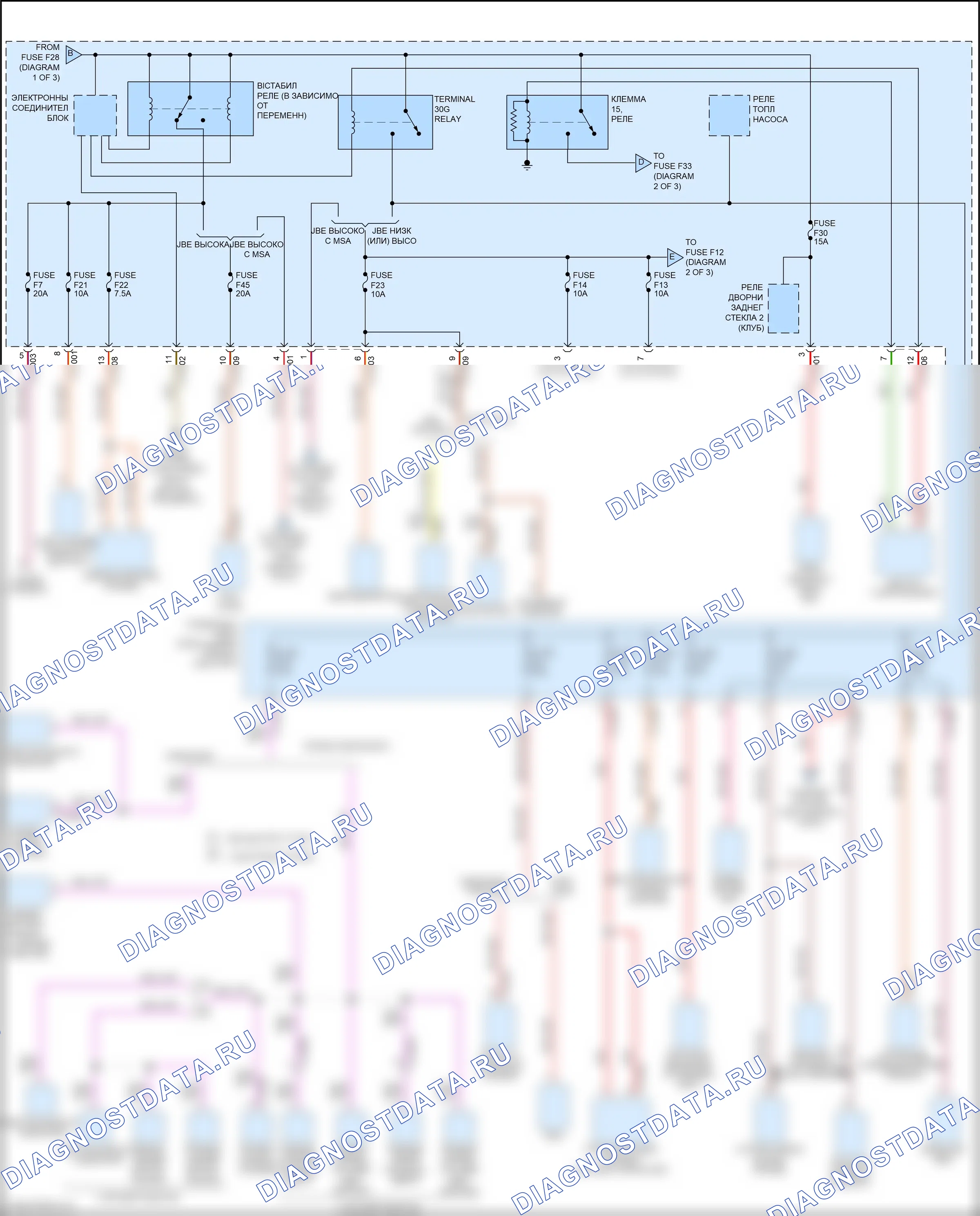 Блок предохранителей и реле — Электросхема блока предохранителей реле, купе — Электросхема блока предохранителей реле, купе (3 из 3). MINI Cooper S III (2013-2018)