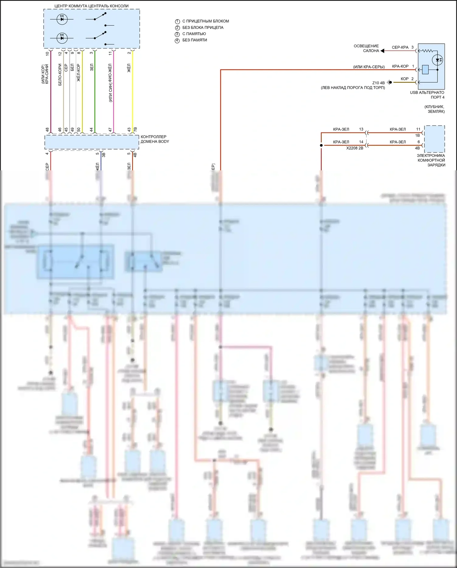 Блок предохранителей и реле — Электросхема блока предохранителей реле — Электросхема блока предохранителей реле (4 из 4). MINI Cooper III рестайлинг 2 (2021-2024)