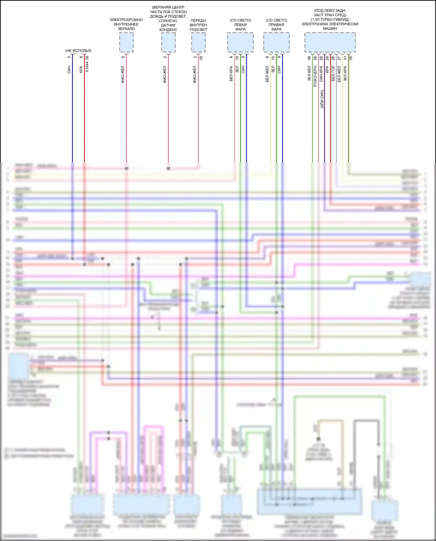 Can шина — Электросхема шины высокого/низкого уровня — Электросхема шины высокого/низкого уровня (3 из 4). MINI Cooper III рестайлинг 2 (2021-2024)