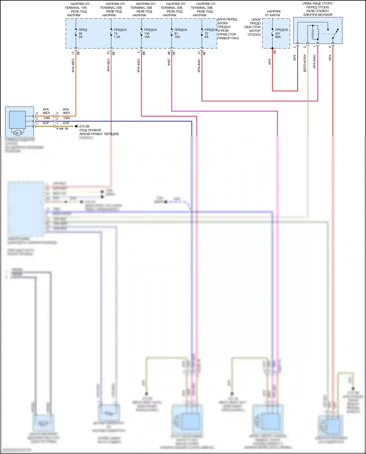 Кондиционирование воздуха — Электросхема климат контроля, электрическая — Электросхема климат контроля, электрическая (3 из 3). MINI Cooper III рестайлинг 2 (2021-2024)