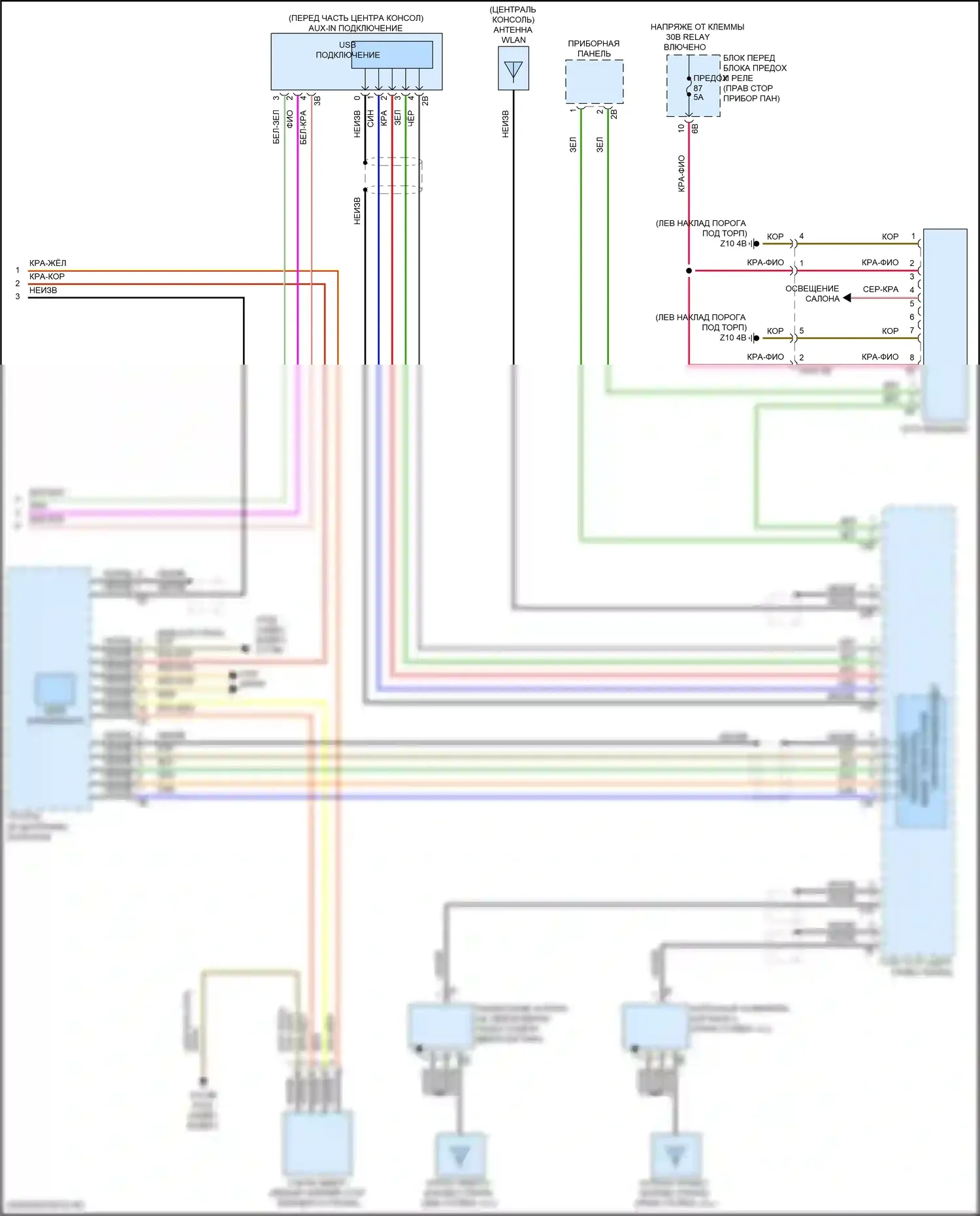 Магнитола — Электросхема магнитолы, хэтчбек 3-дверный с базовой магнитолой, без активного звукового оформления — Электросхема магнитолы, хэтчбек 3-дверный с базовой магнитолой, без активного звукового оформления (4 из 4). MINI Cooper III рестайлинг 2 (2021-2024)