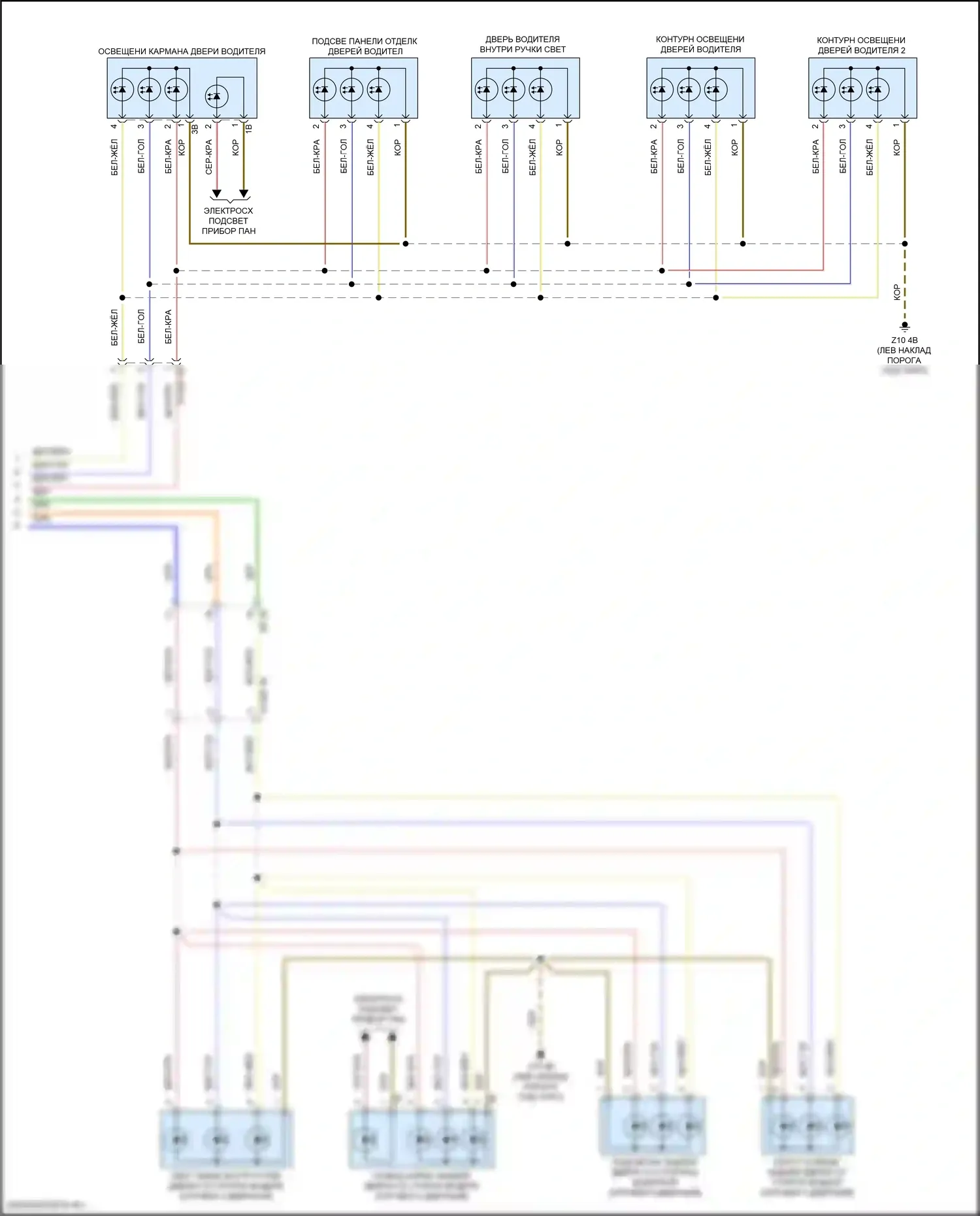 Освещение салона — Электросхема освещения салона — Электросхема освещения салона (6 из 6). MINI Cooper III рестайлинг 2 (2021-2024)