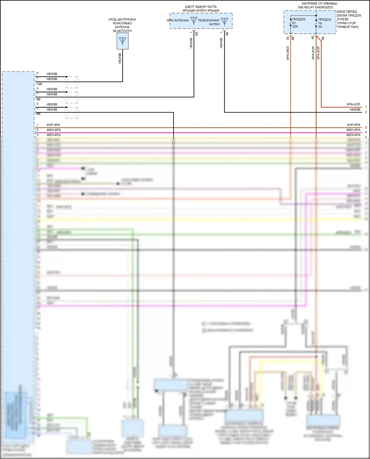 Системы помощи водителю — Электросхема навигации, с базовой магнитолой и активным звуковым оформлением — Электросхема навигации, с базовой магнитолой и активным звуковым оформлением (1 из 4). MINI Cooper III рестайлинг 2 (2021-2024)