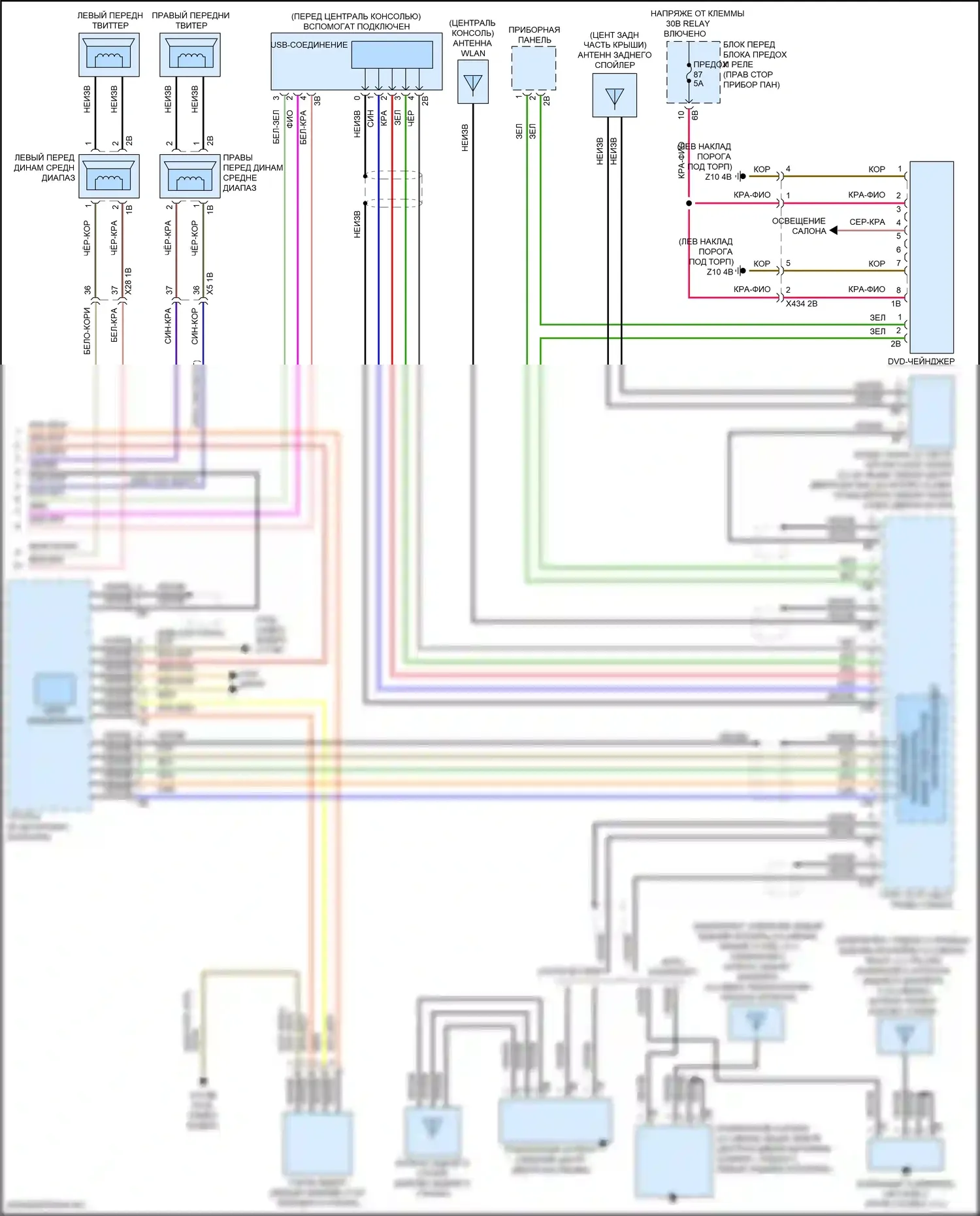 Системы помощи водителю — Электросхема навигации, с hifi магнитолы и активное звуковое оформление — Электросхема навигации, с hifi магнитолы и активное звуковое оформление (5 из 5). MINI Cooper III рестайлинг 2 (2021-2024)