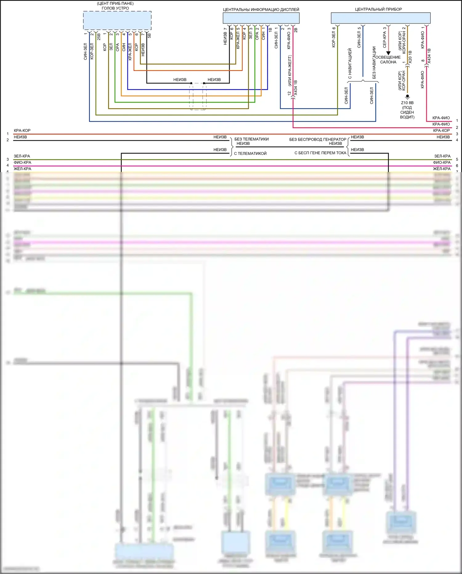 Системы помощи водителю — Электросхема навигации, с магнитолой hifi, без активного звукового оформления — Электросхема навигации, с магнитолой hifi, без активного звукового оформления (2 из 4). MINI Cooper III рестайлинг 2 (2021-2024)