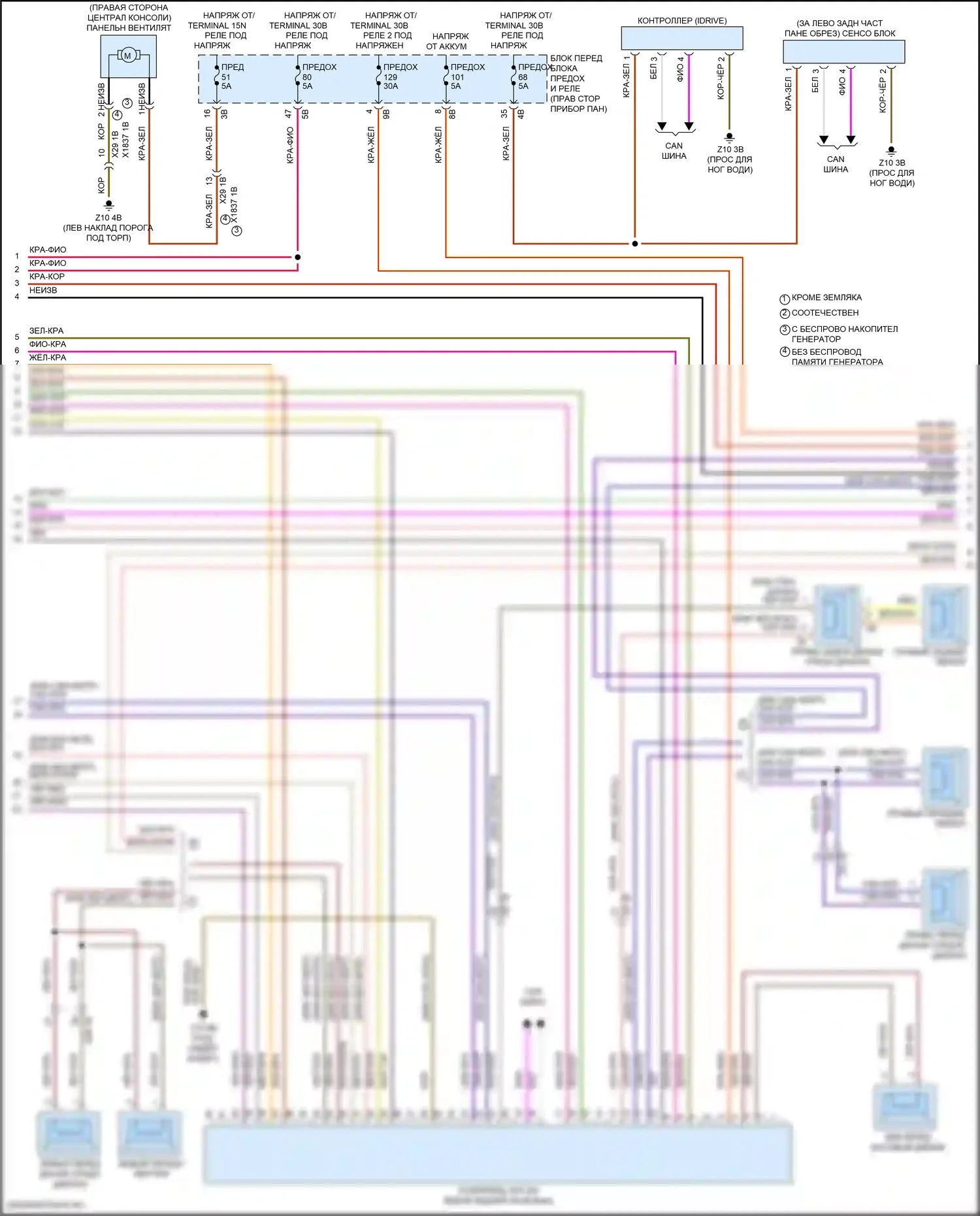 Системы помощи водителю — Электросхема навигации, с магнитолой hifi, без активного звукового оформления — Электросхема навигации, с магнитолой hifi, без активного звукового оформления (3 из 4). MINI Cooper III рестайлинг 2 (2021-2024)