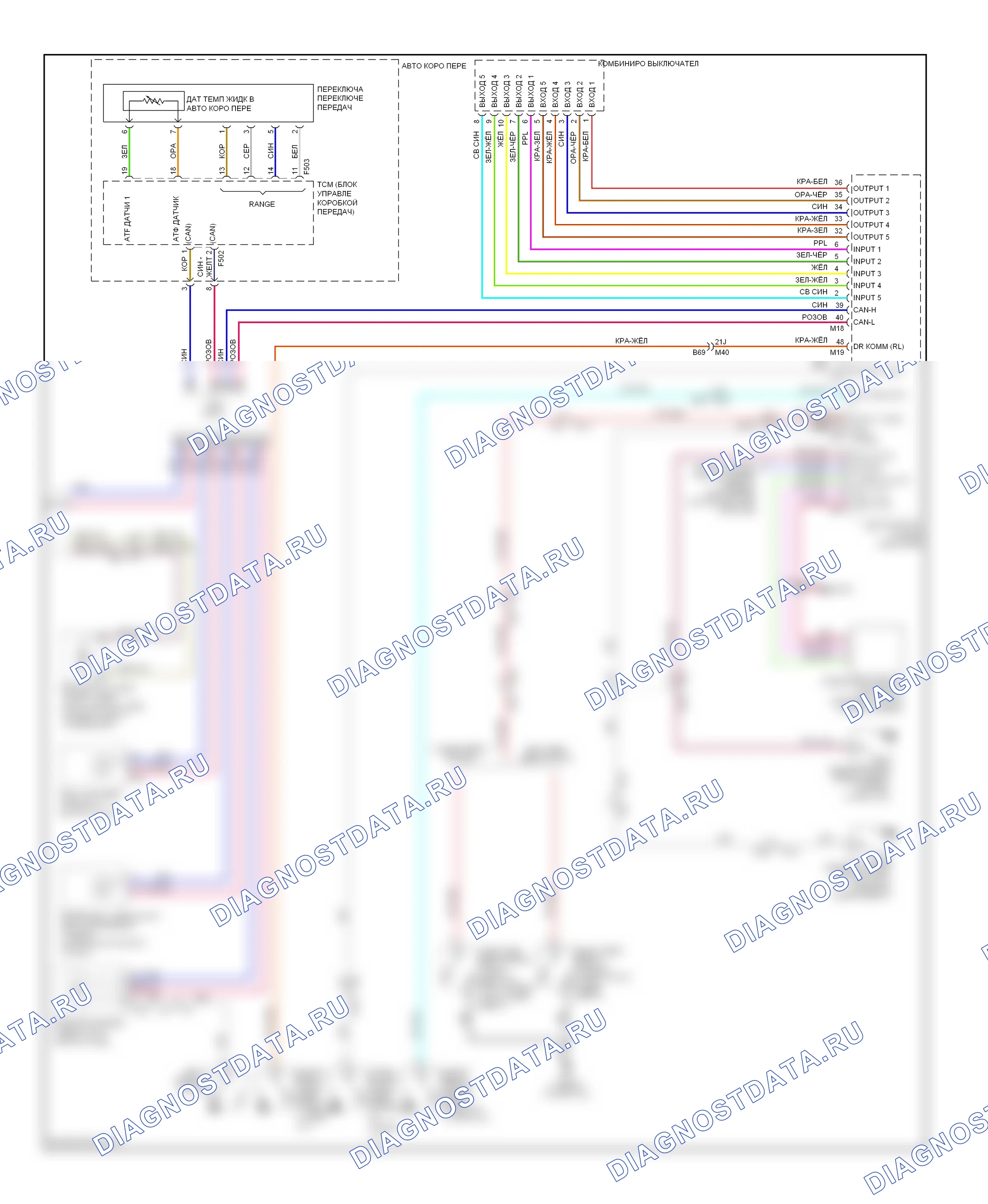 Приборная панель — Электросхема приборной панели — Электросхема приборной панели (2 из 2). Nissan Armada I рестайлинг (2007-2016)