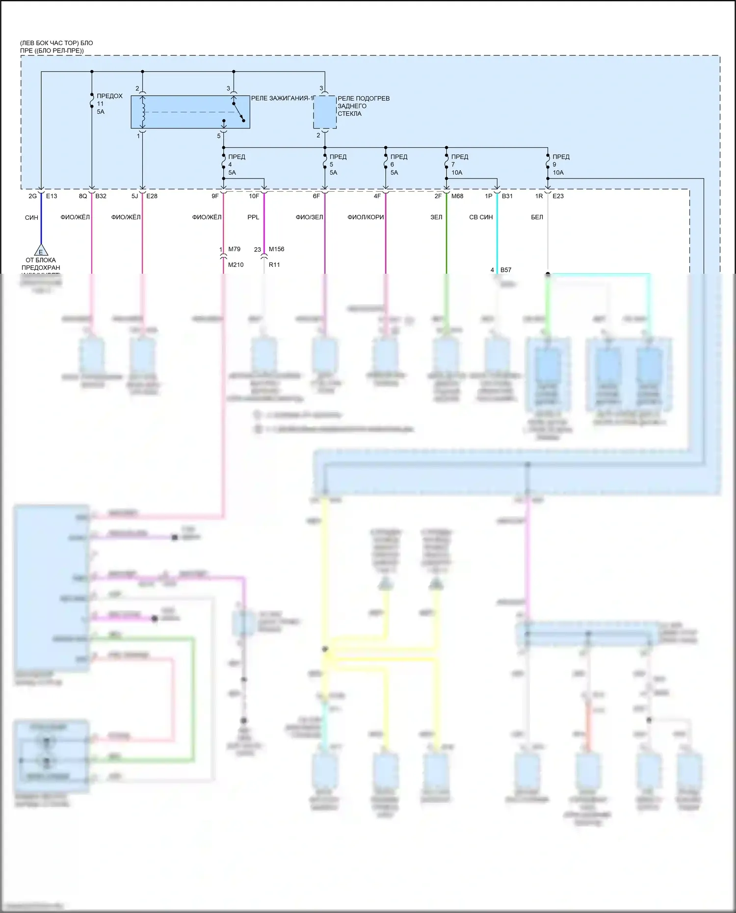 Блок предохранителей и реле — Электросхема блока предохранителей реле — Электросхема блока предохранителей реле (3 из 7). Nissan Qashqai III (2021-2024)