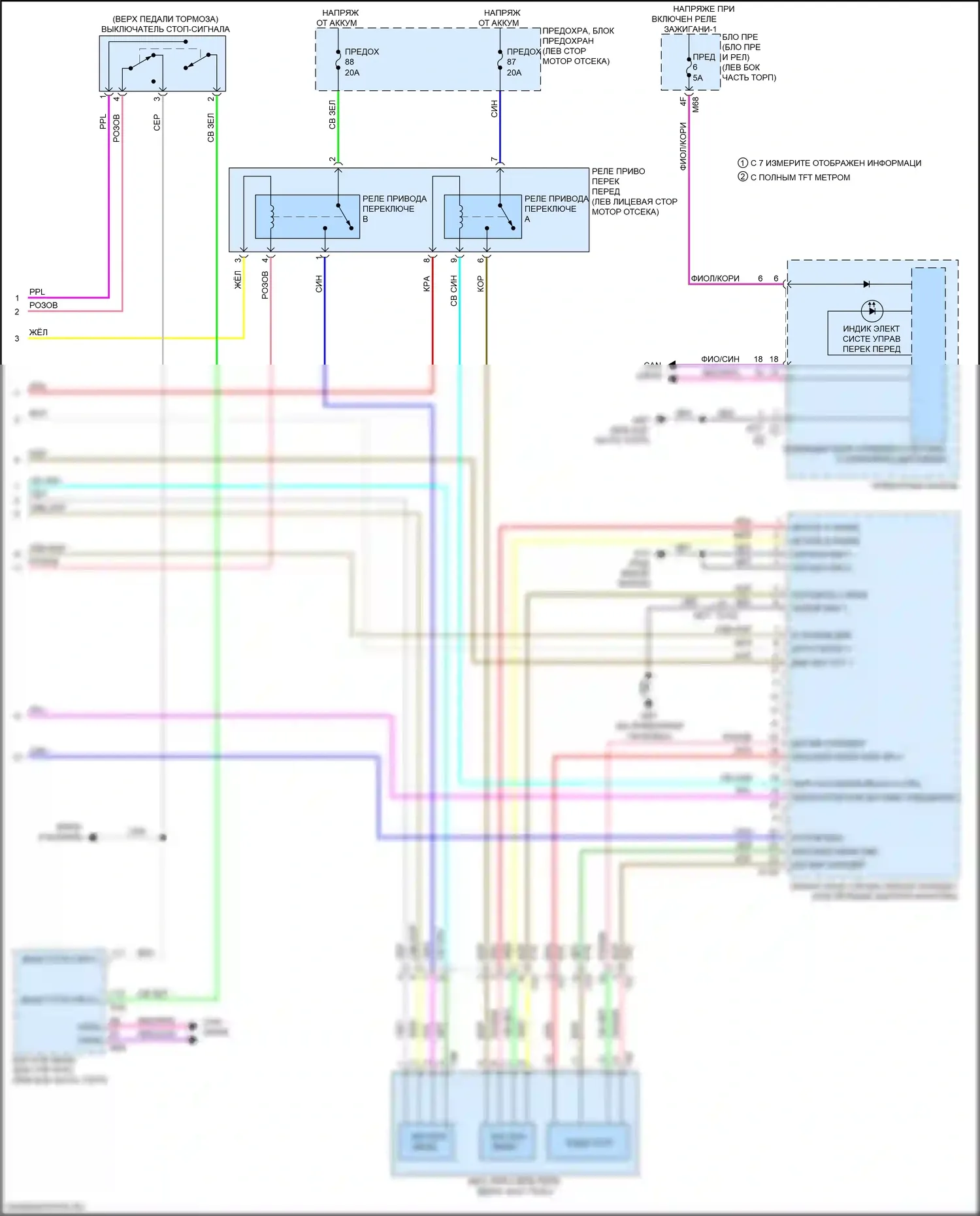 Блокировка селектора — Электросхема блокировки селектора — Электросхема блокировки селектора (2 из 2). Nissan Qashqai III (2021-2024)