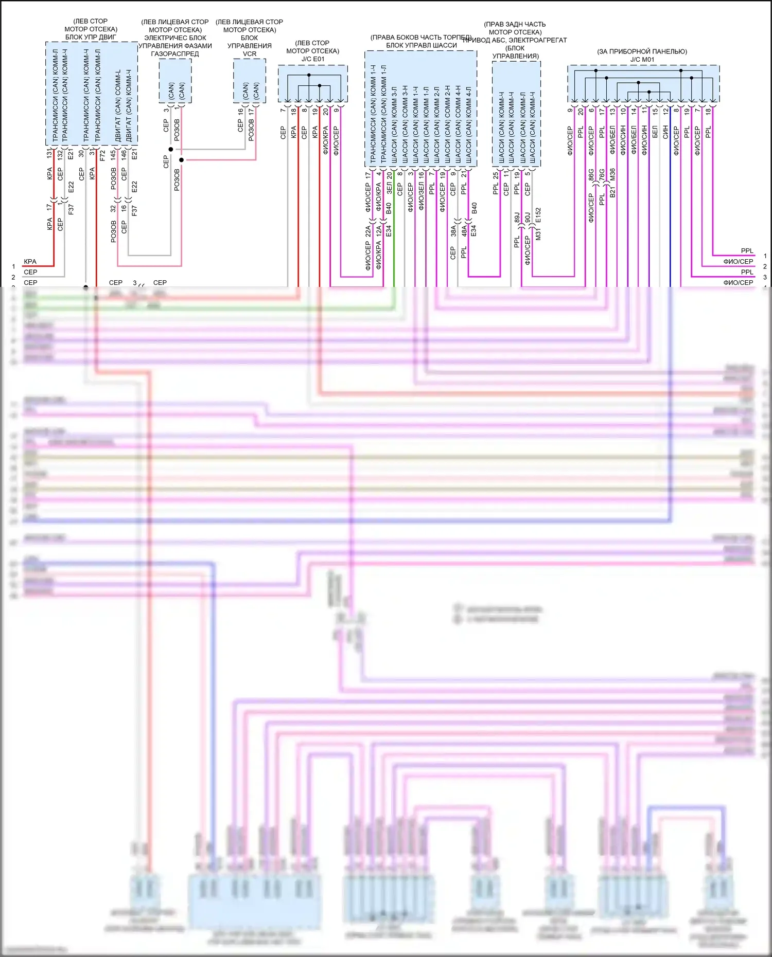 Can шина — Can шина электросхема — Can шина электросхема (2 из 4). Nissan Qashqai III (2021-2024)