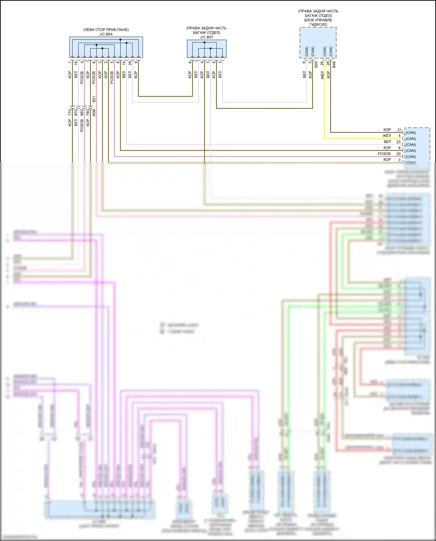Can шина — Can шина электросхема — Can шина электросхема (4 из 4). Nissan Qashqai III (2021-2024)