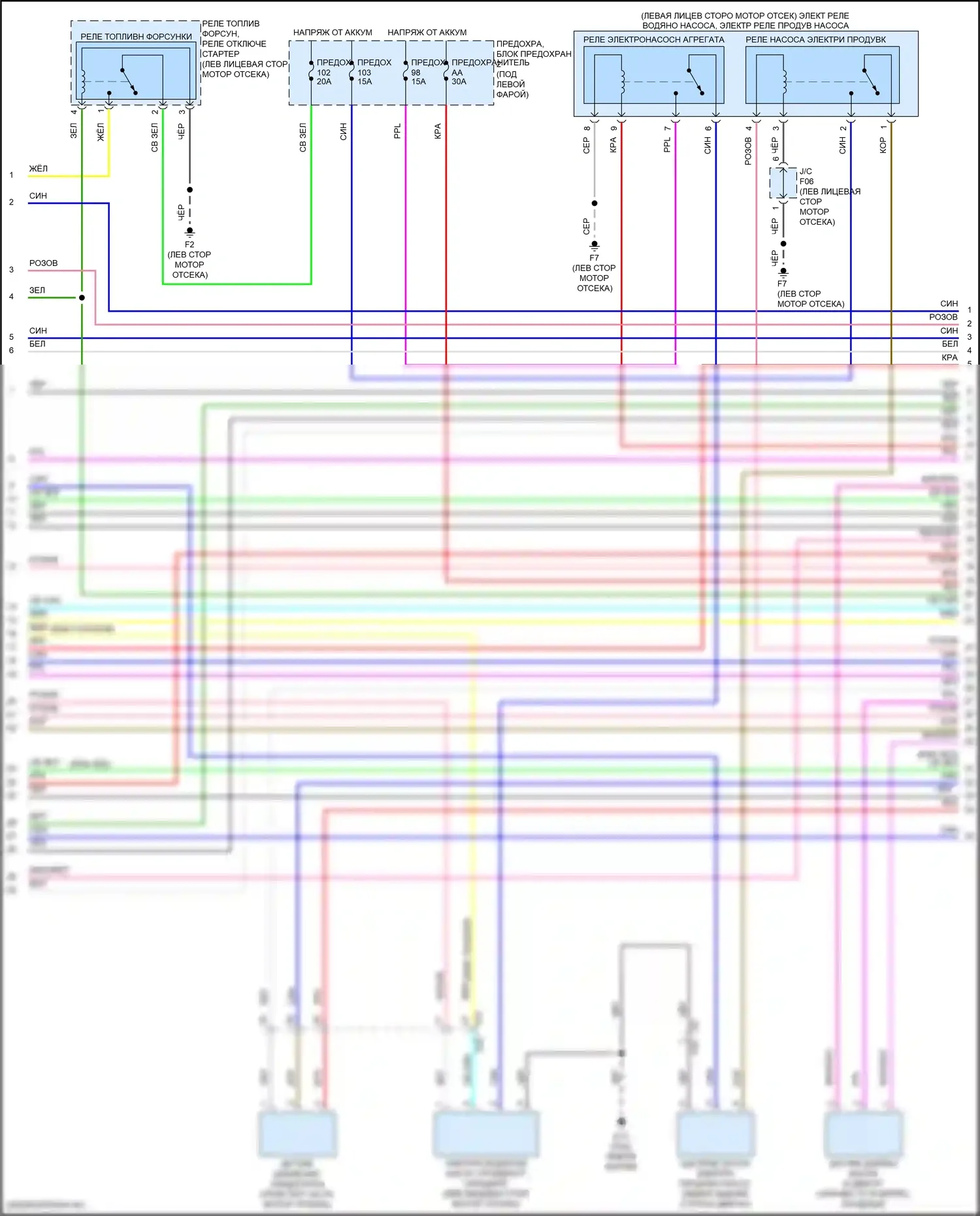 Двигатель — Электросхема двигателя 1.5л турбо — Электросхема двигателя 1.5л турбо (2 из 8). Nissan Qashqai III (2021-2024)