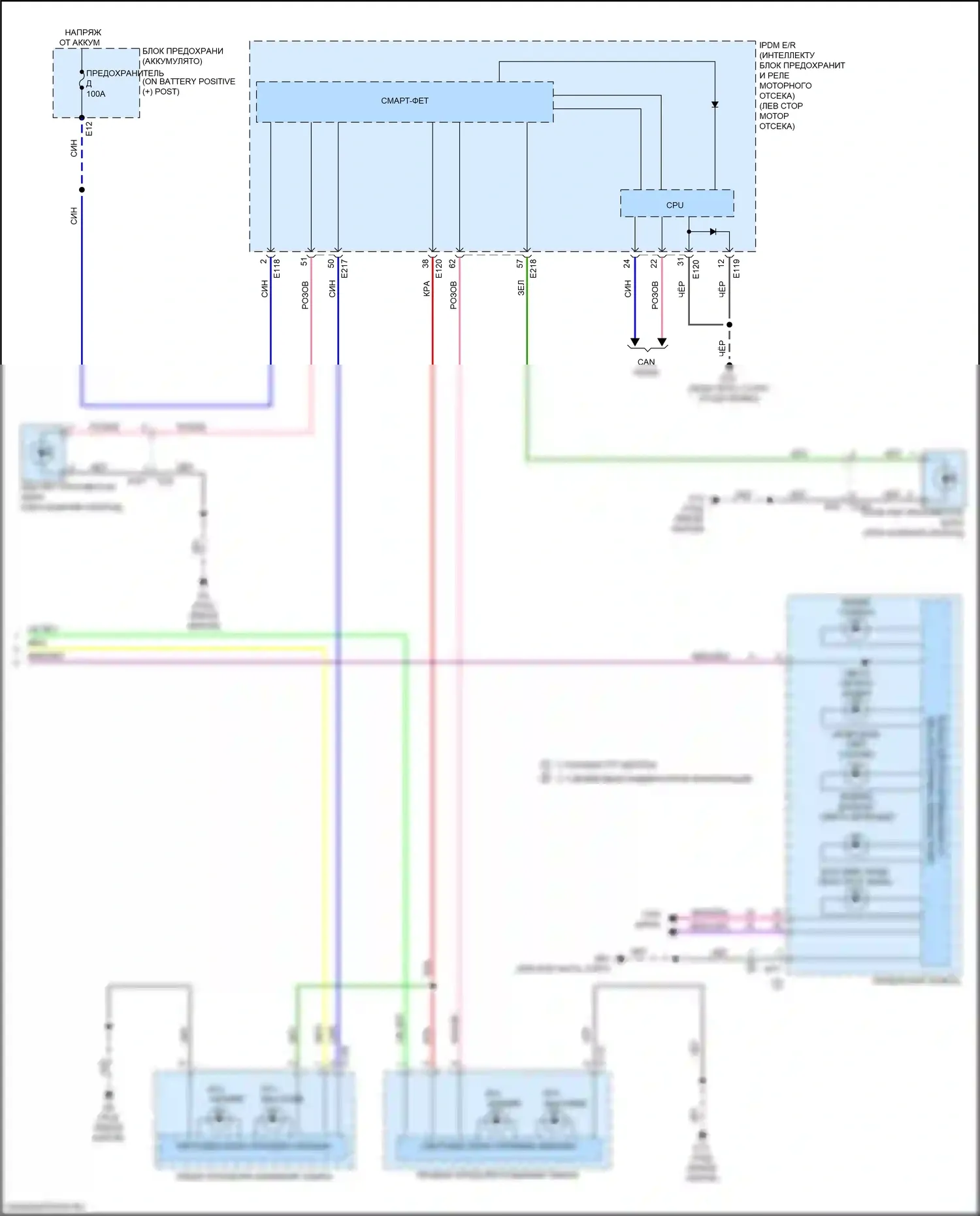 Фары — Электросхема фар — Электросхема фар (2 из 2). Nissan Qashqai III (2021-2024)