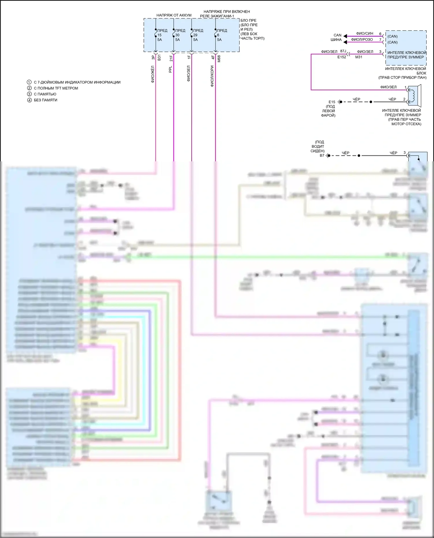 Предупреждение — Электросхема утора — Электросхема утора. Nissan Qashqai III (2021-2024)