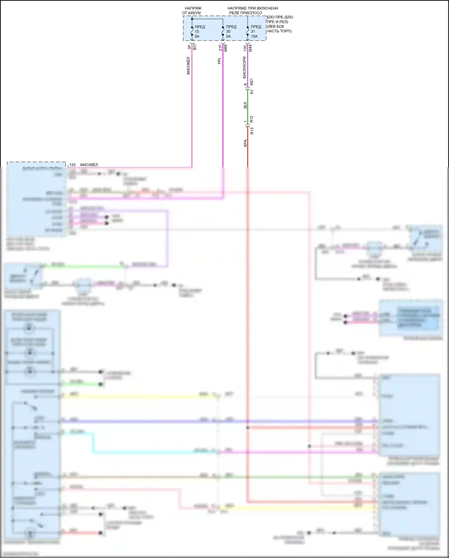 Складная крыша/люк — Электросхема складной крыши/люка — Электросхема складной крыши/люка. Nissan Qashqai III (2021-2024)