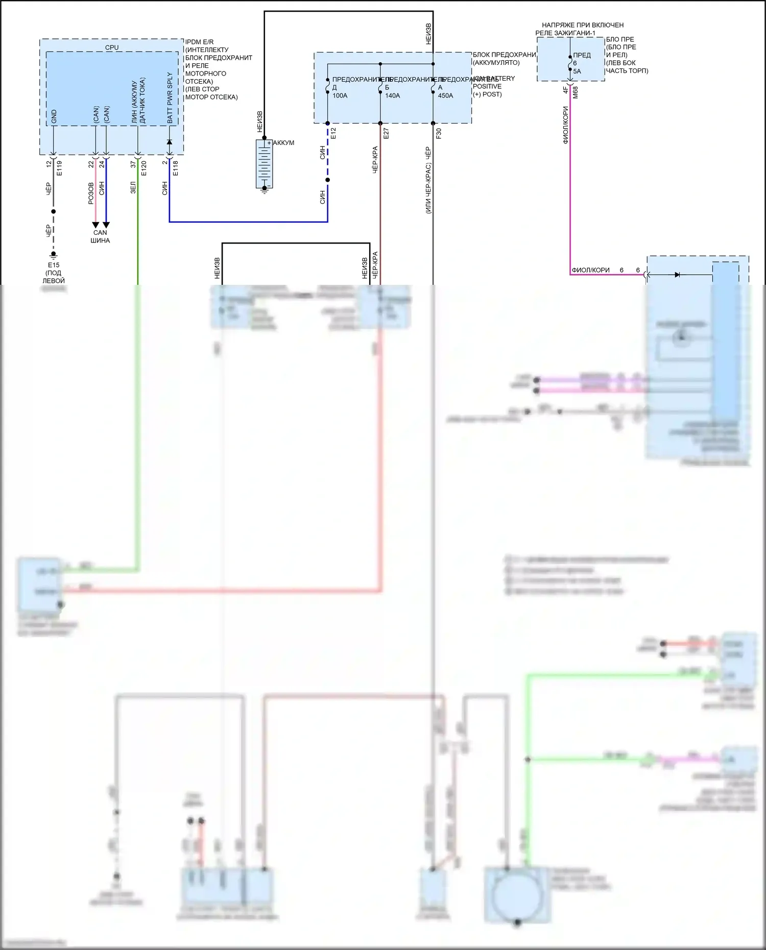 Стартер/генератор — Электросхема генератора — Электросхема генератора. Nissan Qashqai III (2021-2024)