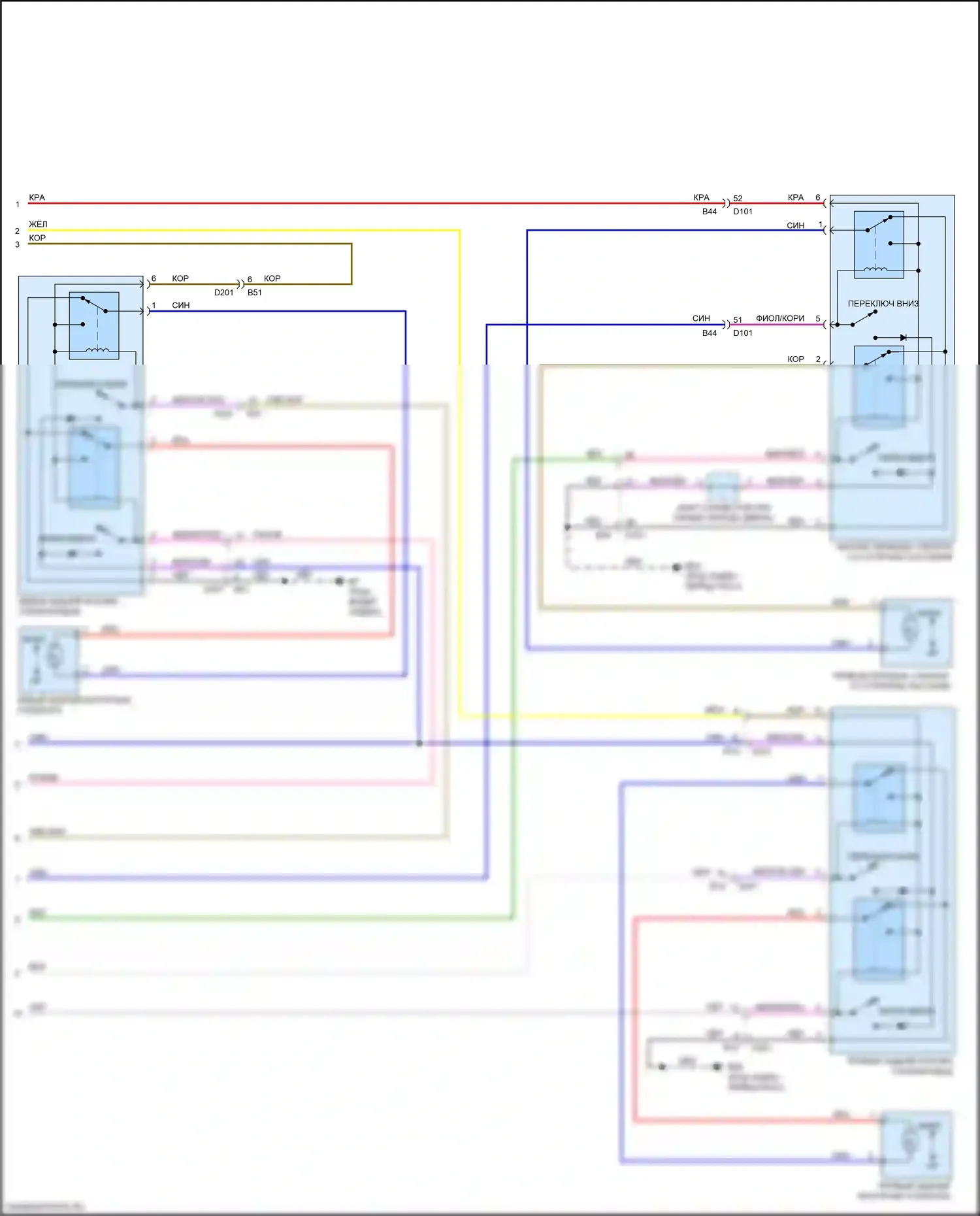 Стеклоподъемники — Электросхема стеклоподъемников — Электросхема стеклоподъемников (2 из 2). Nissan Qashqai III (2021-2024)