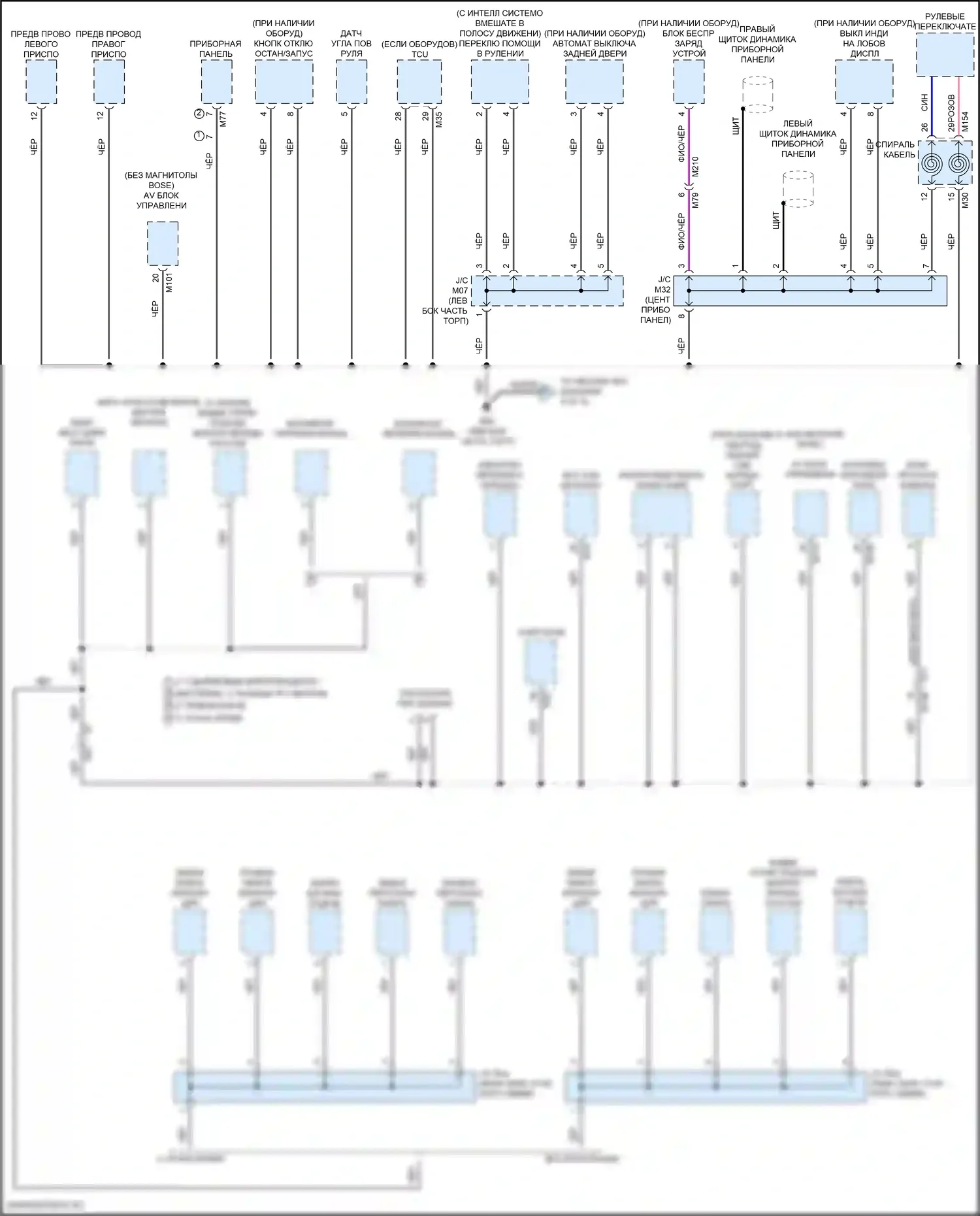 Точки подключения масс — Электросхема точек подключения масс — Электросхема точек подключения масс (4 из 5). Nissan Qashqai III (2021-2024)
