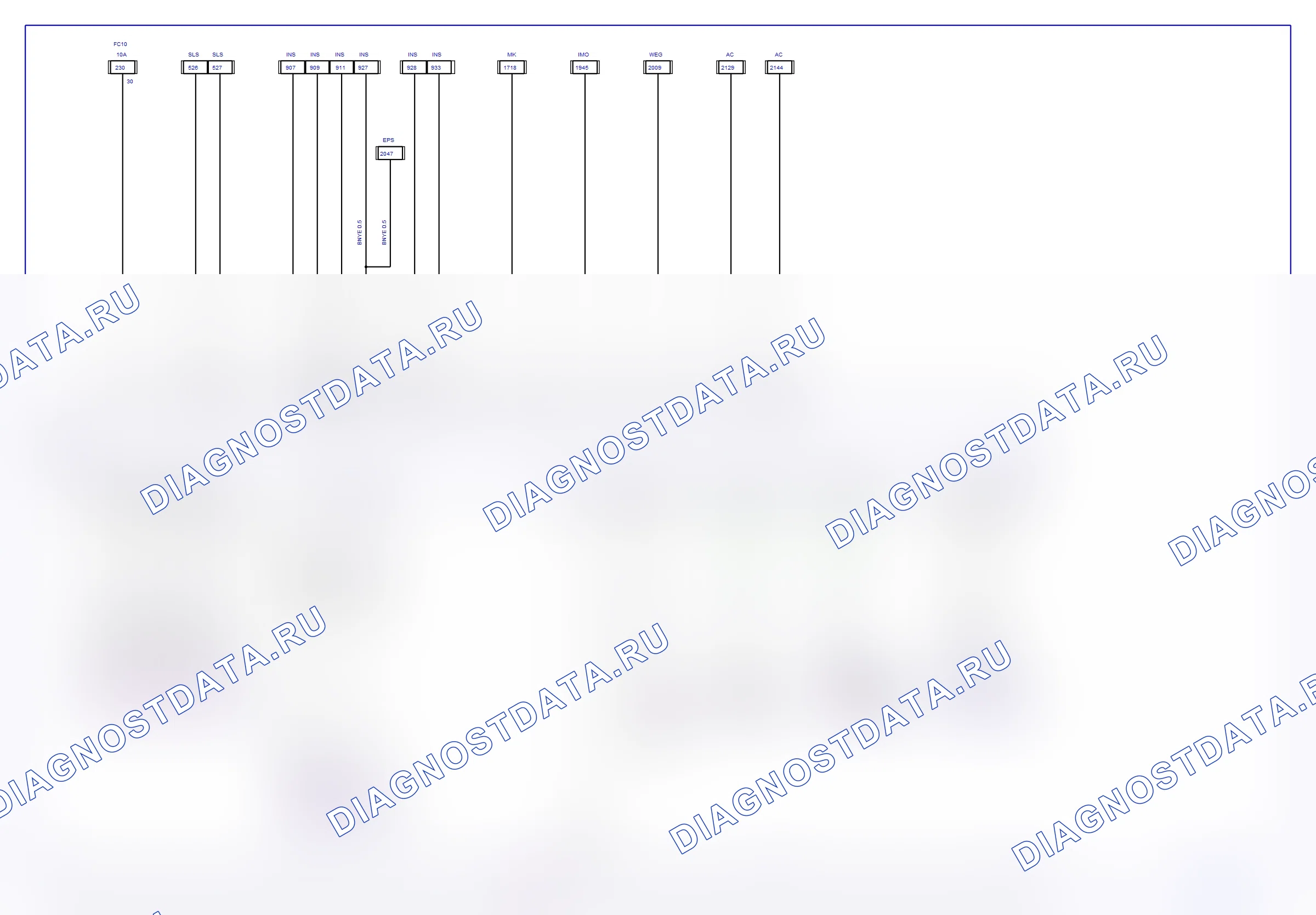 Система двигателя — Электросхема Motronic (Z 12 XEP, 2005-2007) — Электросхема Motronic (Z 12 XEP, 2005-2007), Схема 2 из 2. Opel Agila A рестайлинг (2000-2007)