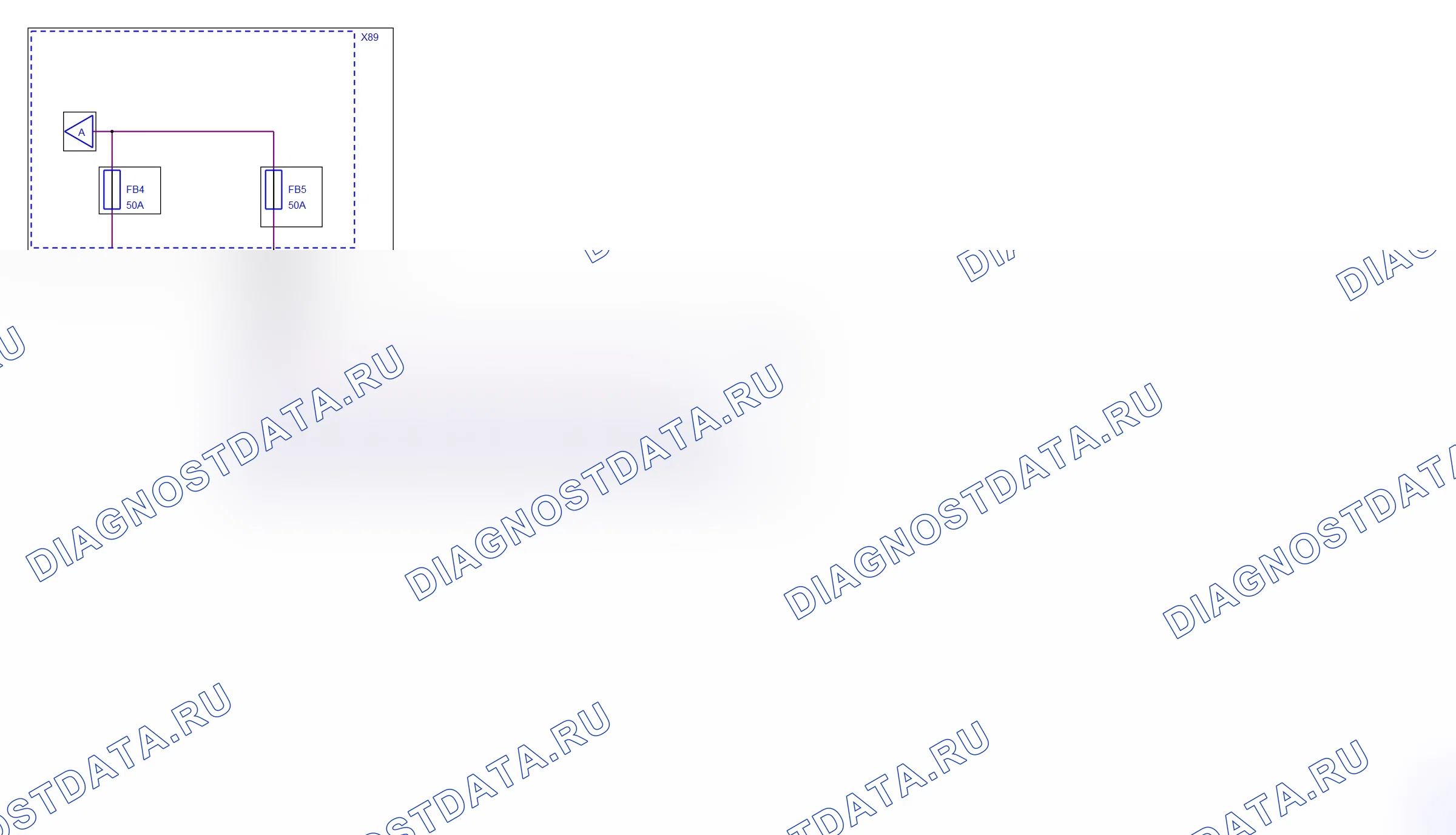 Система кузова — Электросхема распределения напряжения (K10B, K12B, 2008) — Электросхема распределения напряжения (K10B, K12B, 2008), Схема 2 из 11. Opel Agila B (2008-2011)
