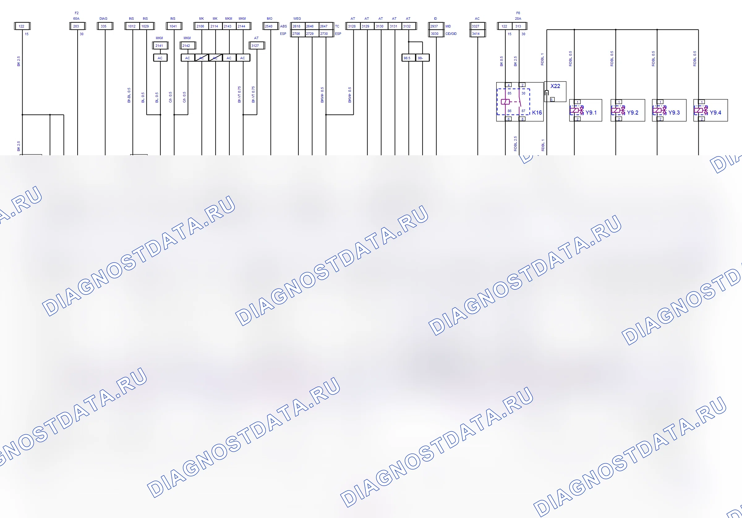Система двигателя — Электросхема Simtec (X 18 XE1, 1998-2000) — Электросхема Simtec (X 18 XE1, 1998-2000). Opel Astra G (1998-2009)