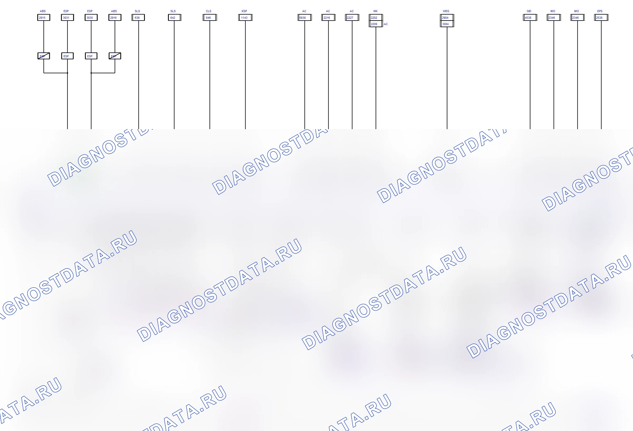 Система двигателя — Электросхема Multec (Z 16 XEP, 2009-2010) — Электросхема Multec (Z 16 XEP, 2009-2010), Схема 2 из 2. Opel Meriva A рестайлинг (2003-2011)