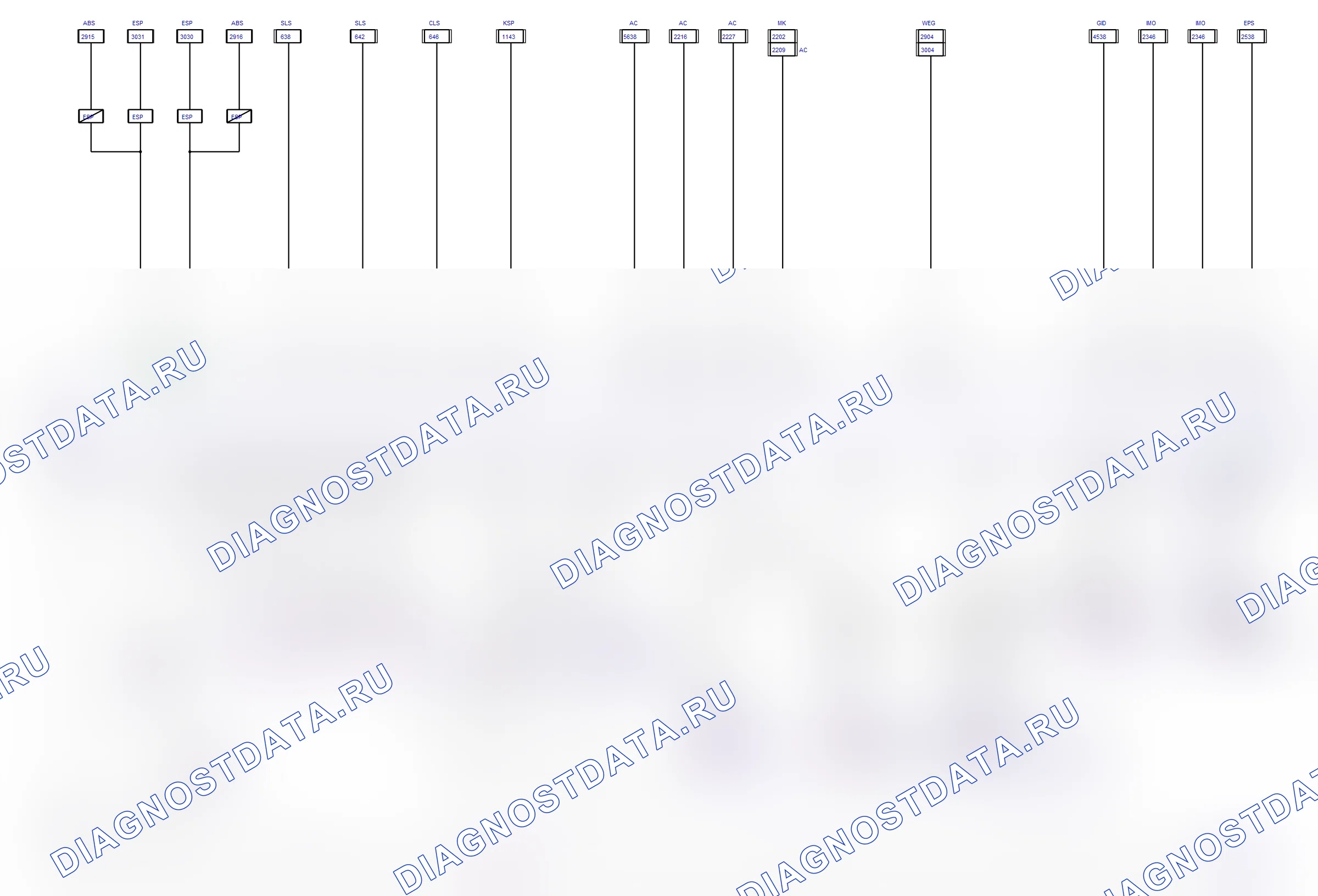 Система двигателя — Электросхема Multec (Z 16 XEP, 2008) — Электросхема Multec (Z 16 XEP, 2008), Схема 2 из 2. Opel Meriva A рестайлинг (2003-2011)