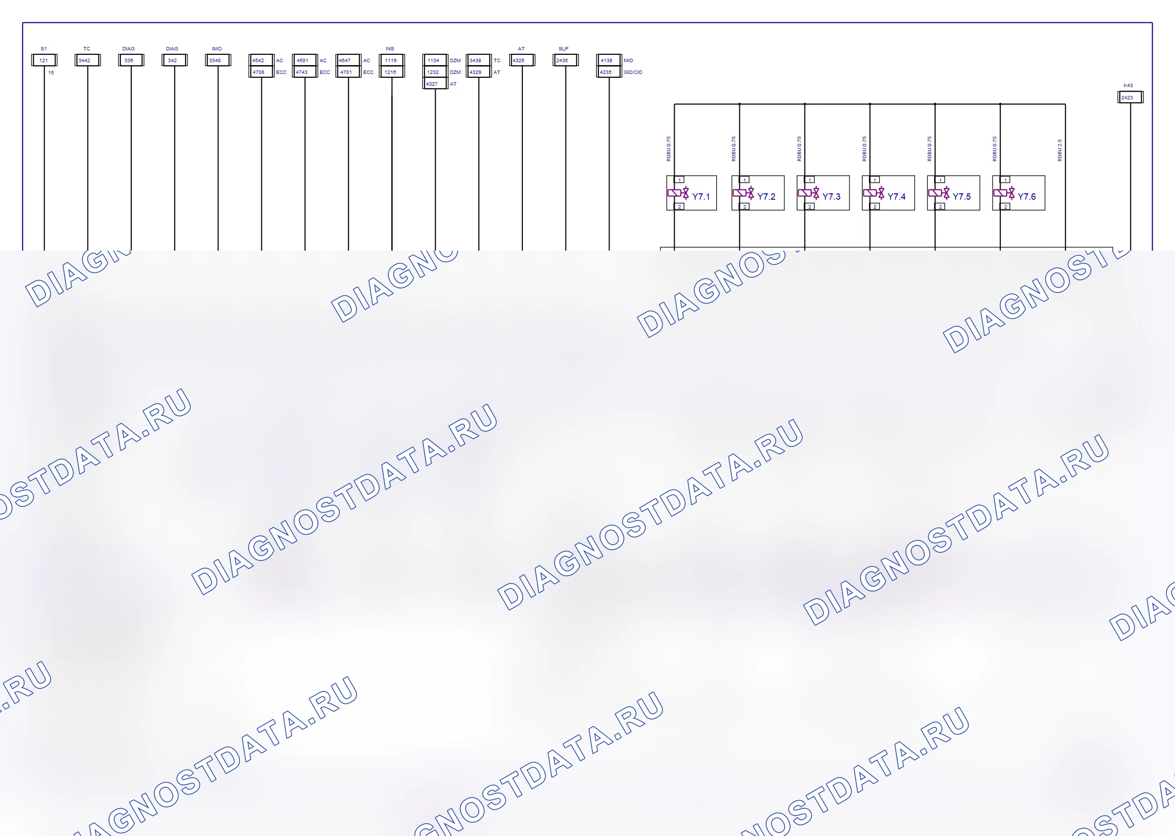 Система двигателя — Электросхема Motronic (X 25 XE, 1998-2000) — Электросхема Motronic (X 25 XE, 1998-2000). Opel Vectra B (1996-2001)