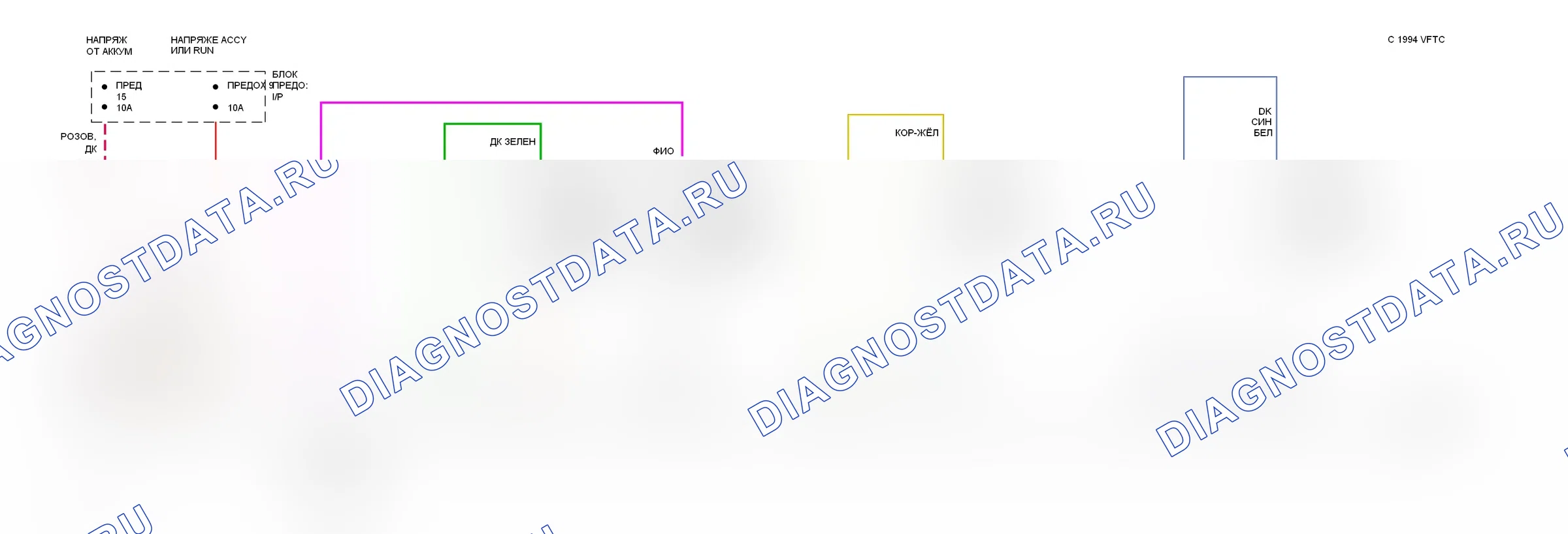 Магнитола — Стандартная электросхема am/fm стерео магнитола — Стандартная электросхема am/fm стерео магнитола. Plymouth Voyager I (1984-1990)