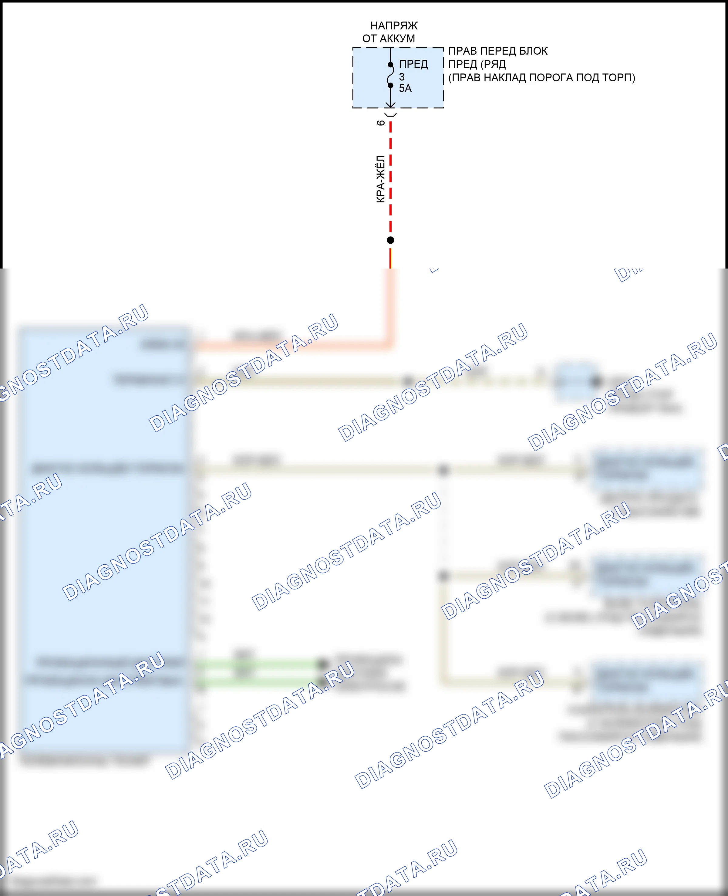 Магнитола — Электросхема тв-тюнера — Электросхема тв-тюнера. Porsche 718 Cayman S 982 (2016-2024)