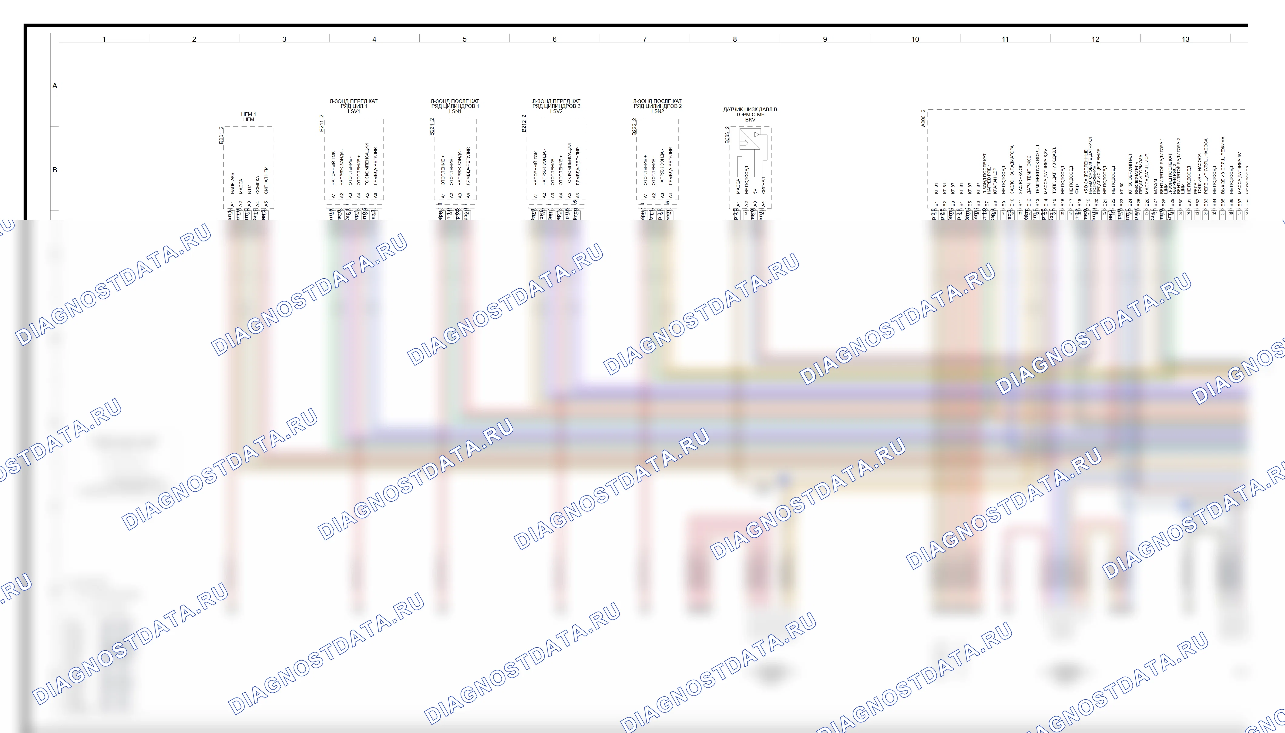 Двигатель и система управления — Электросхема автомобиля dme v6 для модели 2018 — Электросхема автомобиля dme v6 для модели 2018, Схема 1 из 3. Porsche Cayenne II рестайлинг (2014-2018)