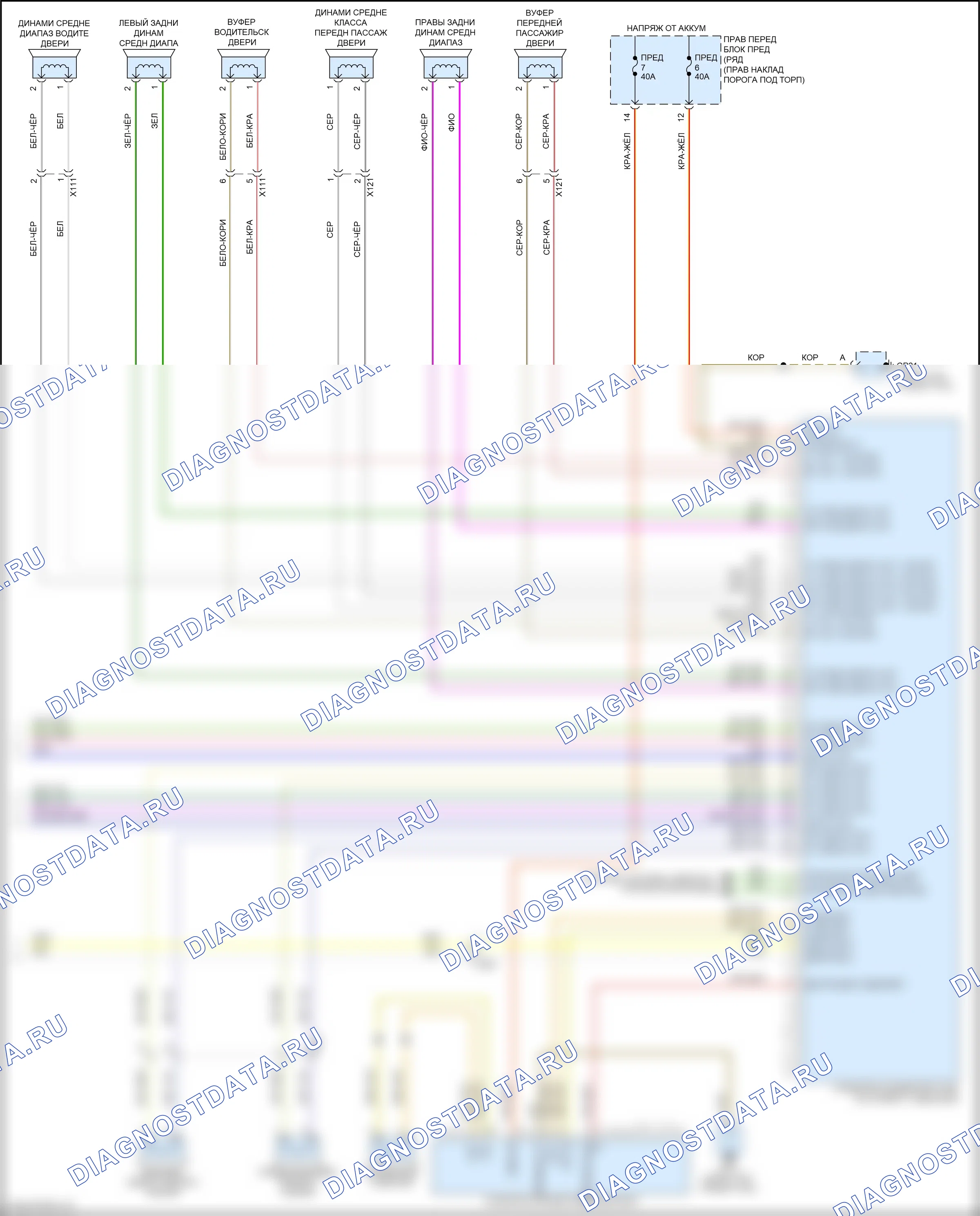 Системы помощи водителю — Электросхема навигации, премиум с burmester — Электросхема навигации, премиум с burmester (4 из 4). Porsche Cayman GT4 982 (2019-2024)
