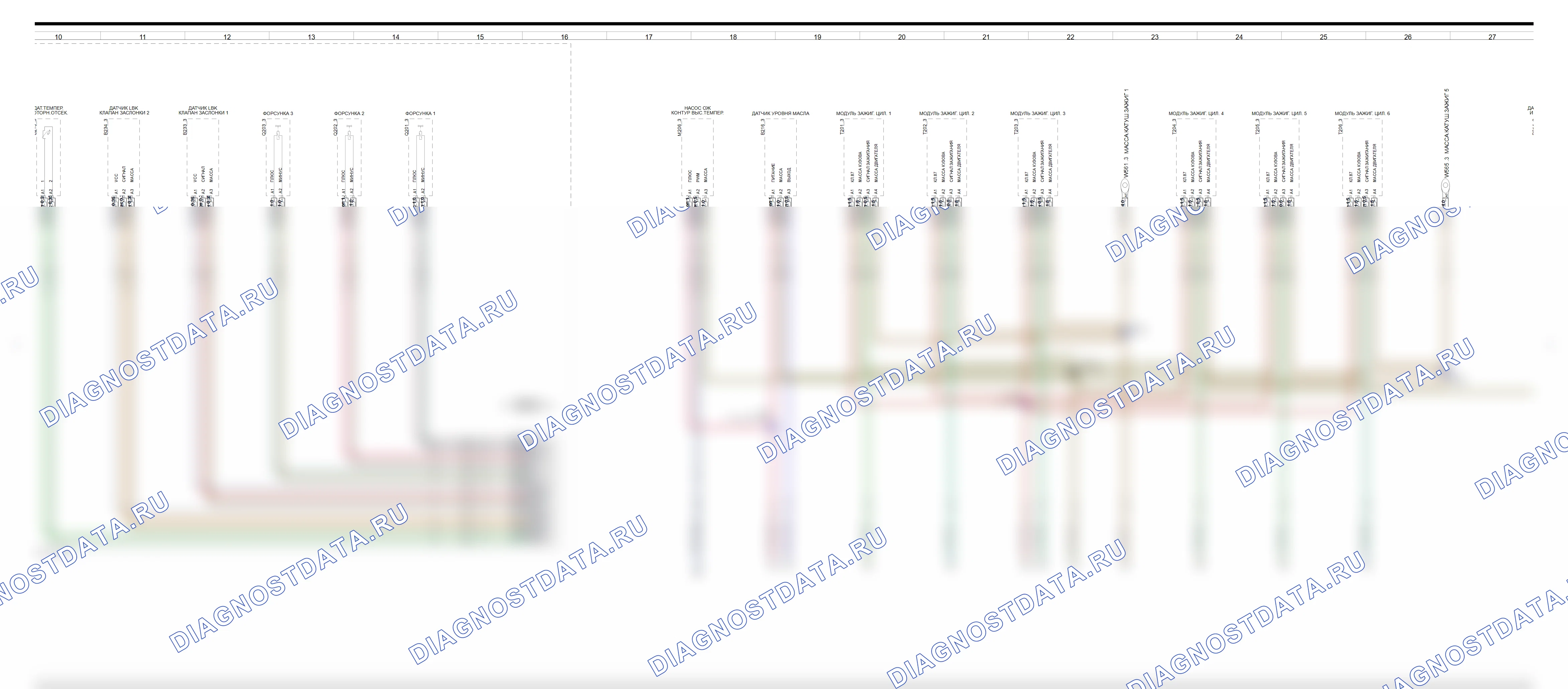 Двигатель и система управления — Электросхема двигателя dme v6 гибрида для модели 2014 — Электросхема двигателя dme v6 гибрида для модели 2014, Схема 2 из 3. Porsche Panamera 970 рестайлинг (2013-2016)