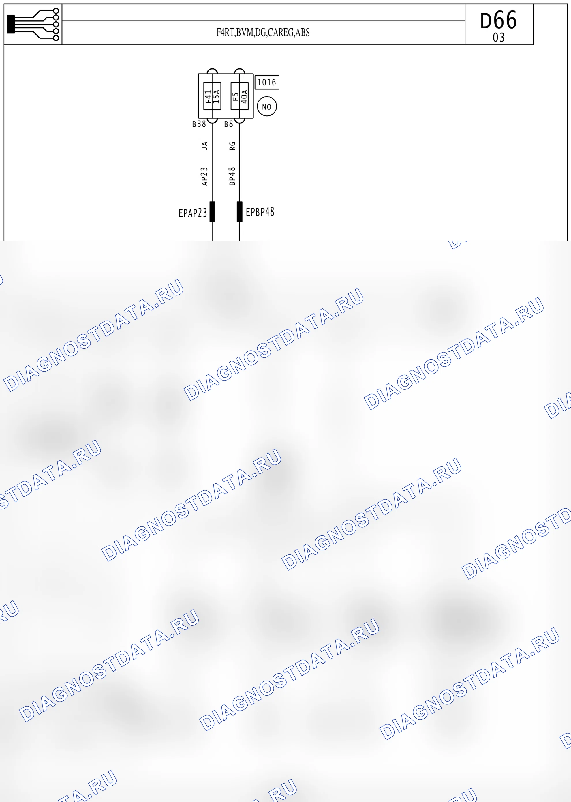 Электросхема диагностического разъёма OBD2 — для а/м с: двиг. F4RT (2.0 бензин) + левый руль, климат-контроль, Механическая коробка передач, АБС — для а/м с: двиг. F4RT (2.0 бензин) + левый руль, климат-контроль, Механическая коробка передач, АБС. Renault Avantime I (2001-2003)